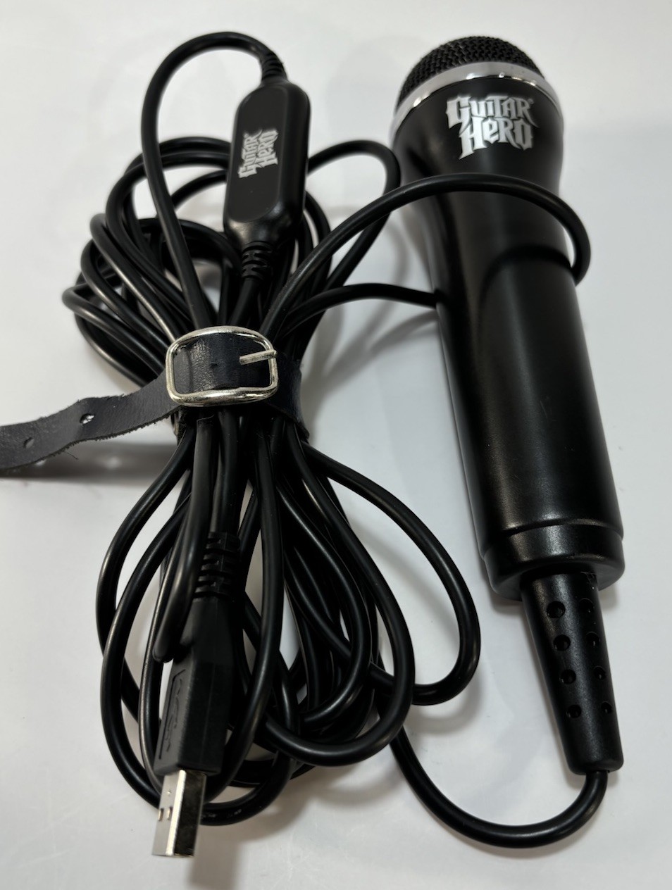 Guitar Hero Microphone Logitech USB E-UR20 Xbox 360 PS3 Wii-For Parts Only