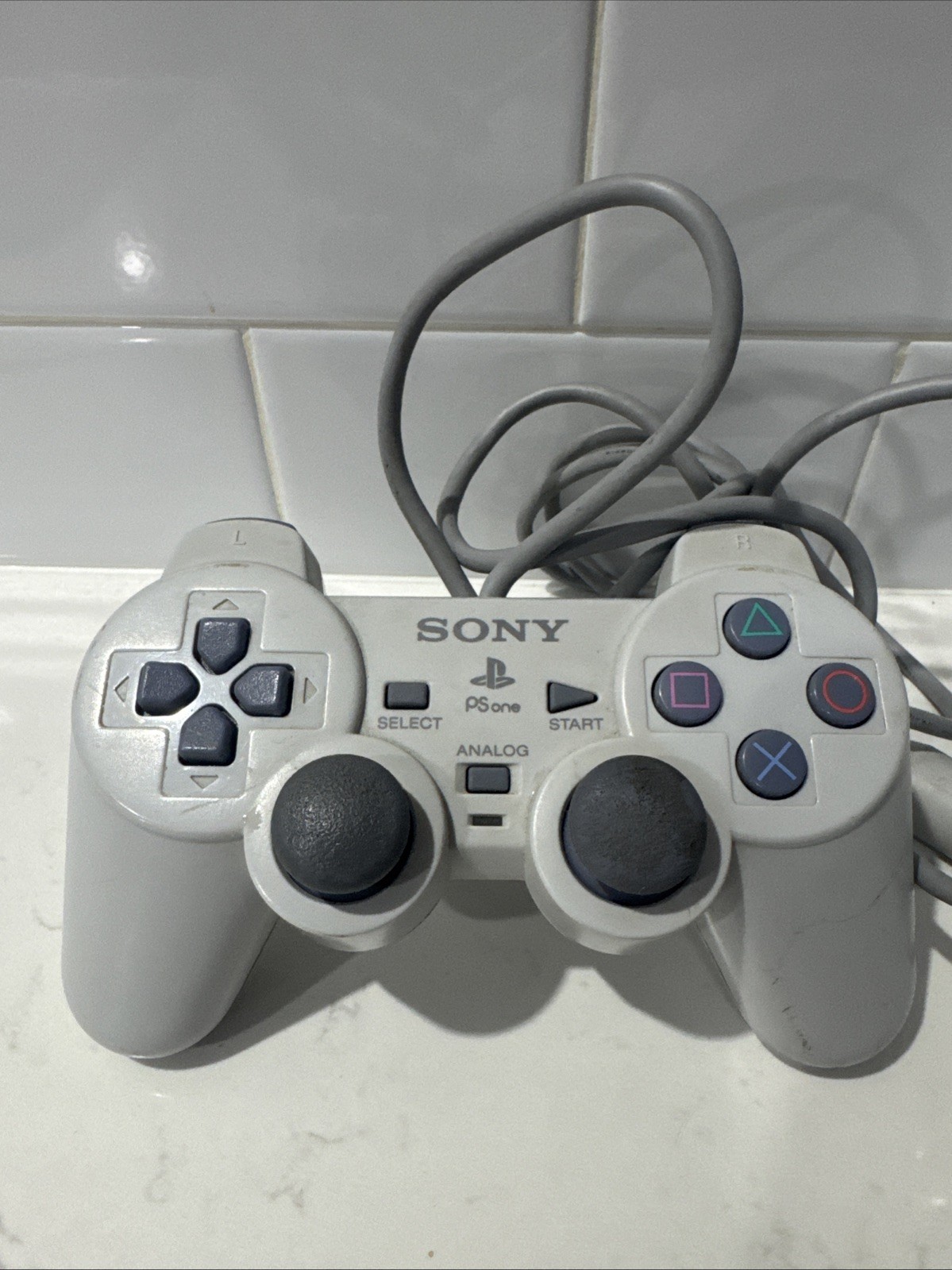 Sony PlayStation PS1 PS One Remote Controller White Gray SCPH-110 Official OEM