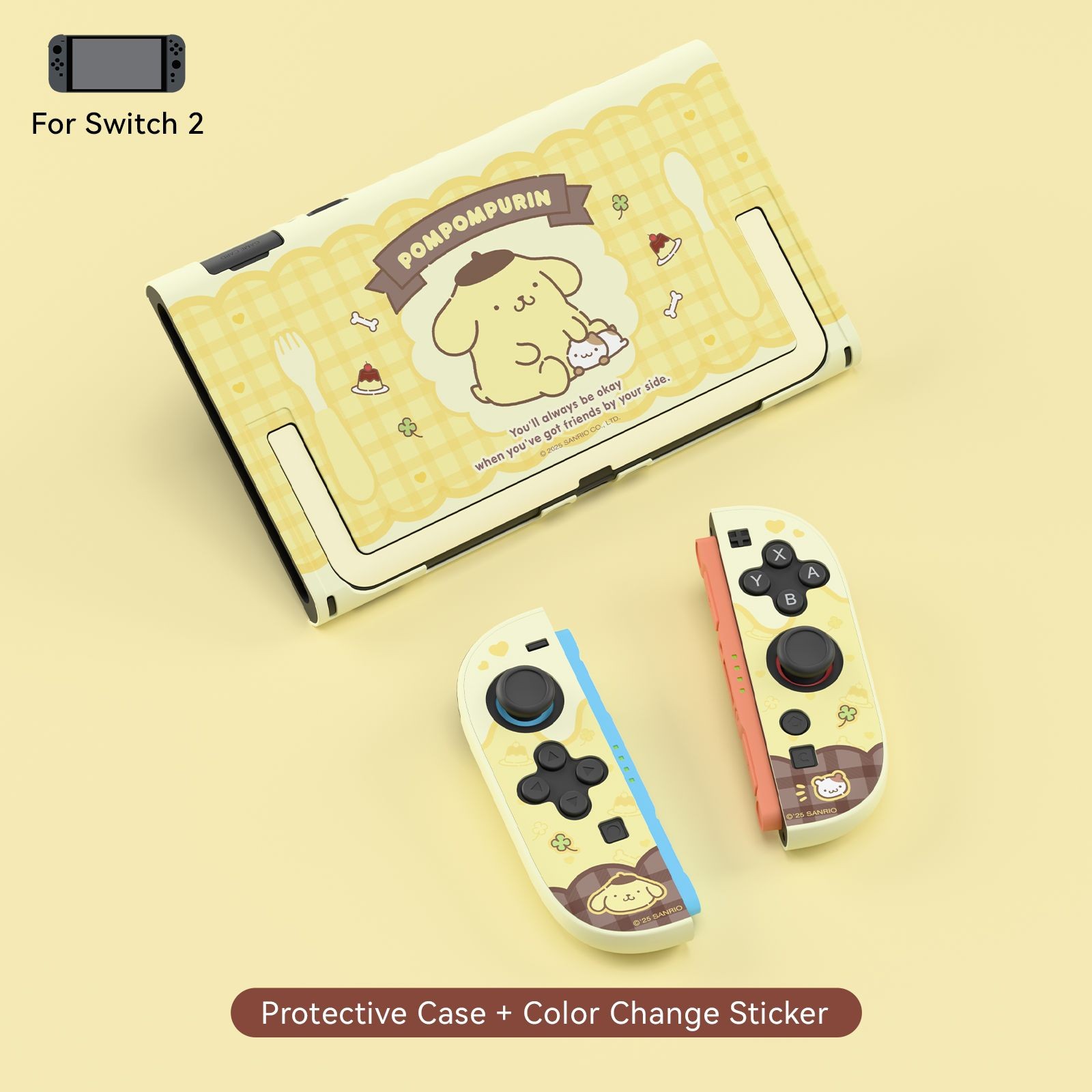 Cartoon Shell Skin Protective Case for Nintendo Switch 2025 Yellow Dog