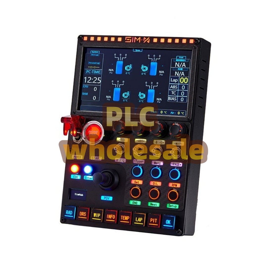 1PC SIMX V7 PRO 7″ RGB Button Box Sim Racing Button Box for Thrustmaster Simagic