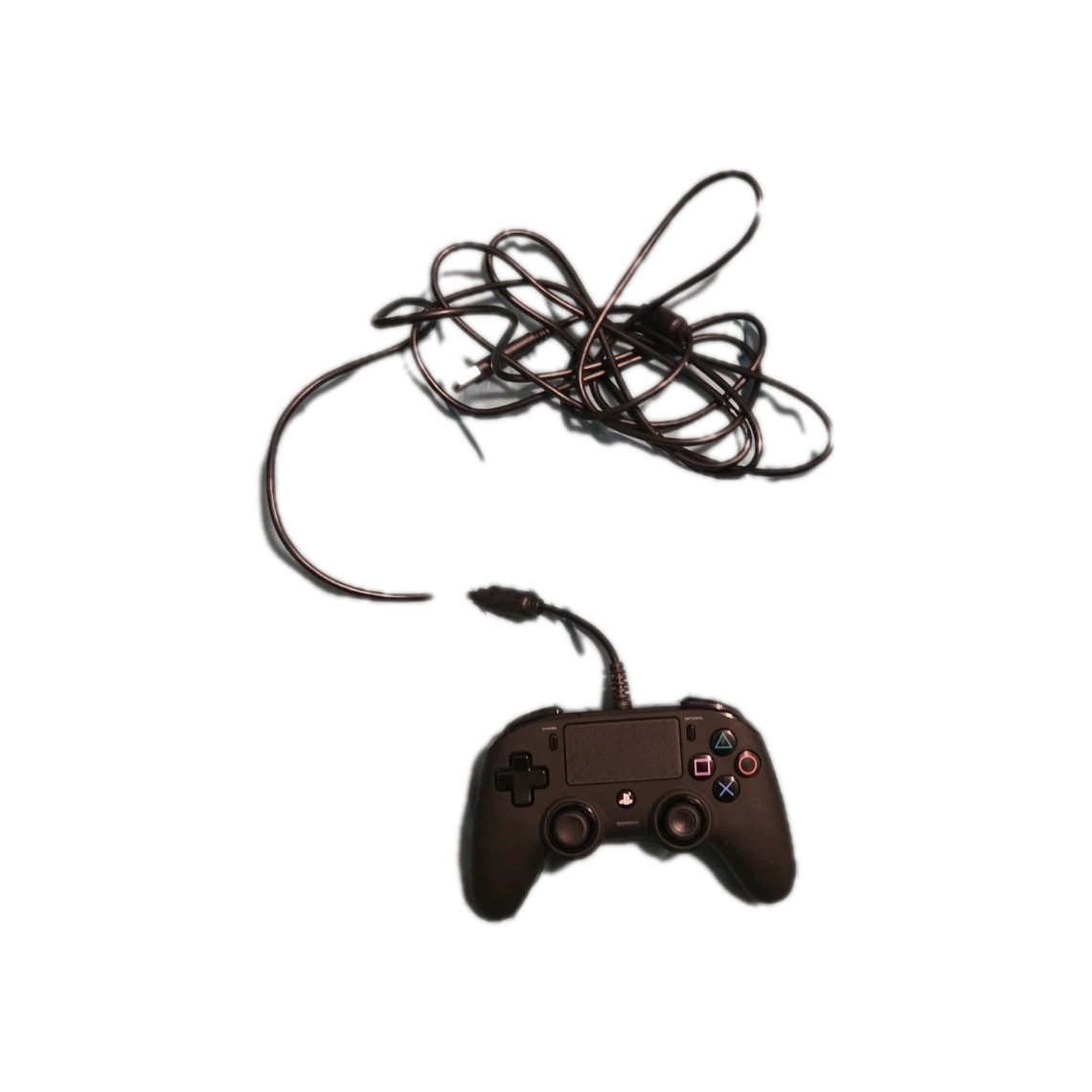 Sony Wired Ergonomic PS4 Controller Black 10 ft Cable for Sony PlayStation 4