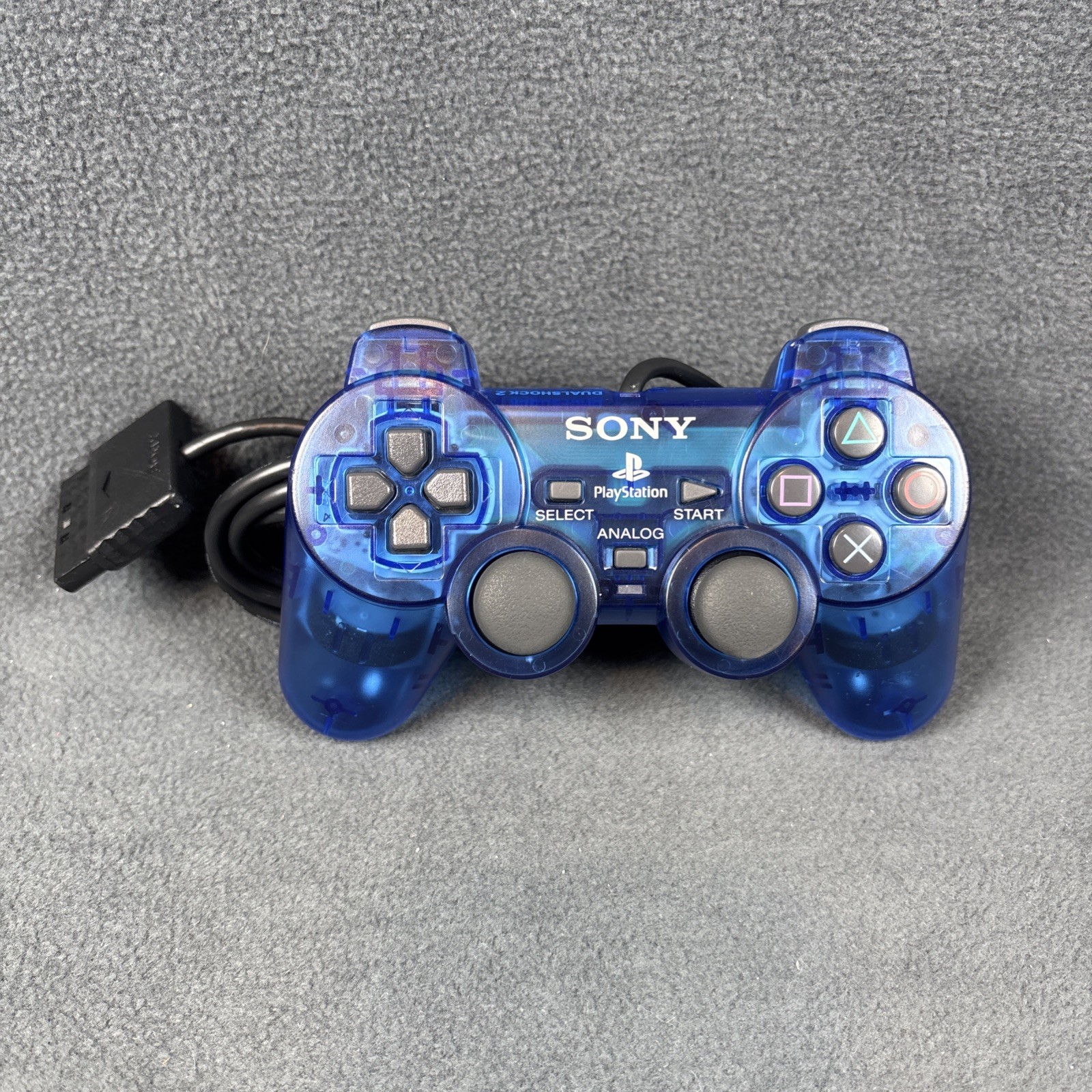 PlayStation 2 – OEM Ocean Blue DualShock 2 Wired Controller – SCPH-10010