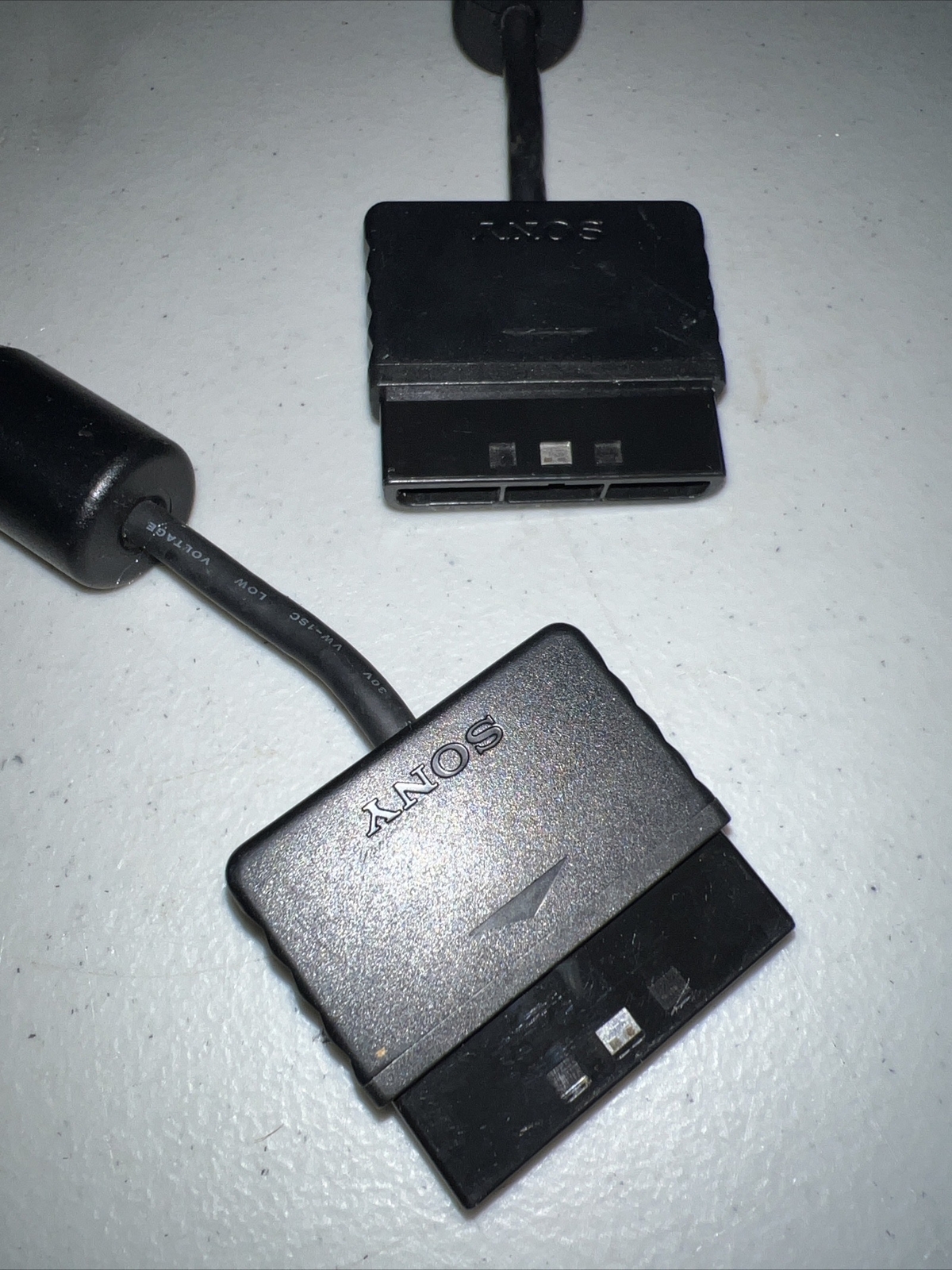 Lot Of 2 Sony PlayStation 2 DualShock2 *Original Controller Black SCPH-10010 *