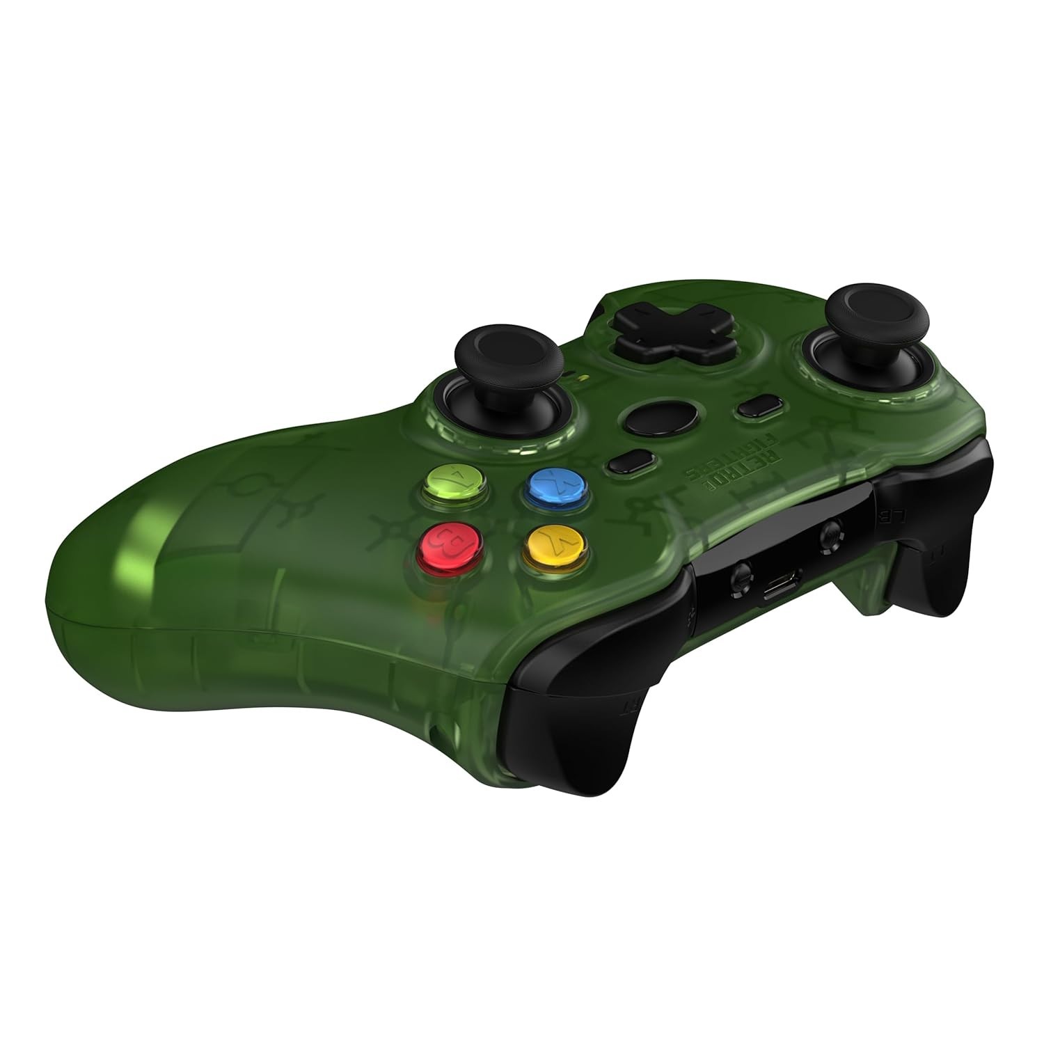 Retro Fighters Hunter 360 Wireless Controller Green – Xbox 360, PC – Brand New