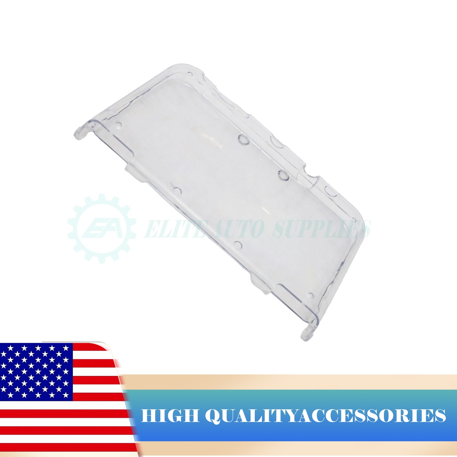 Fit Nintendo New 3DS XL LL 2015 Clear Crystal Hard Shell Protective Case Cover