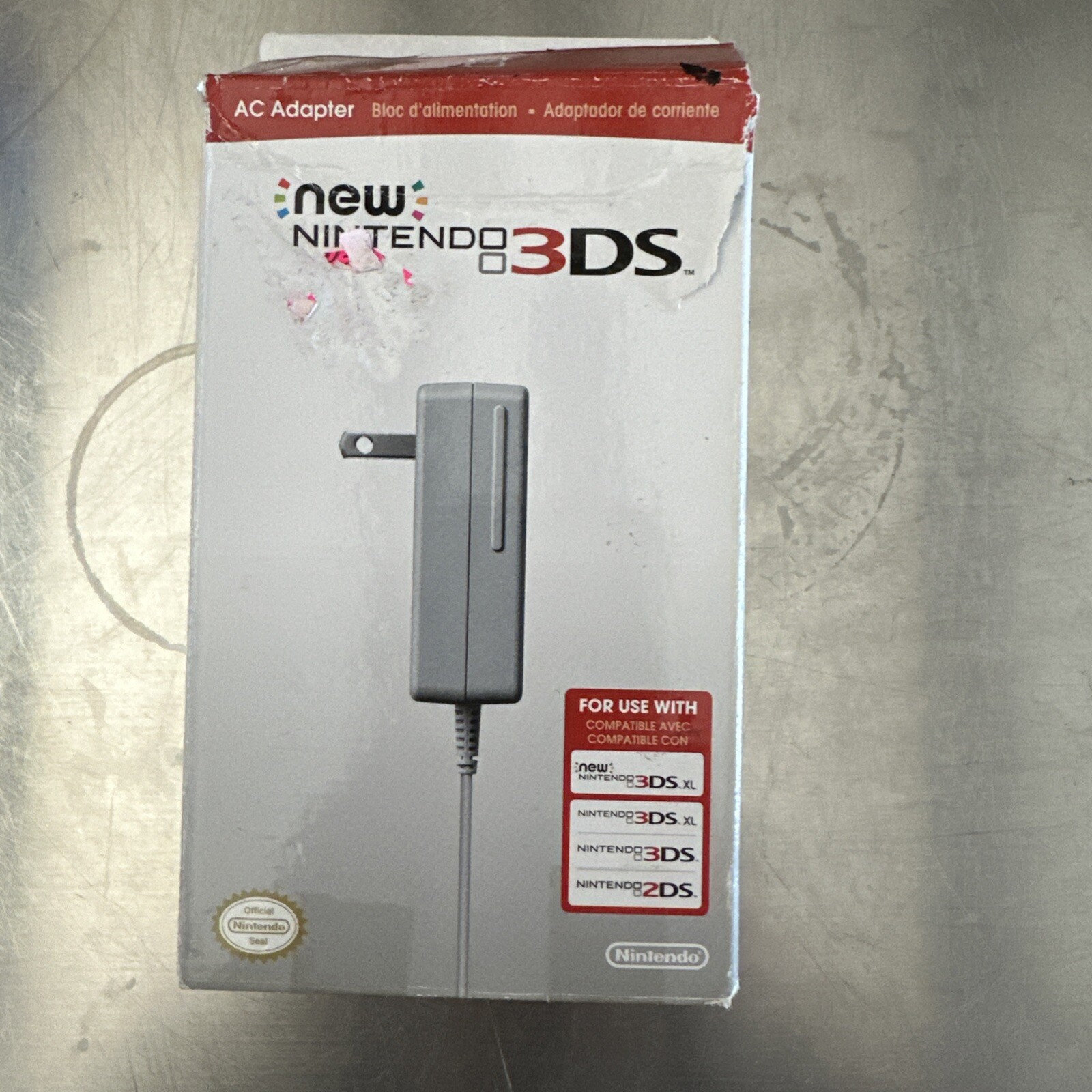 Official OEM AC Adapter for Nintendo 3DS™ – Complete in Box