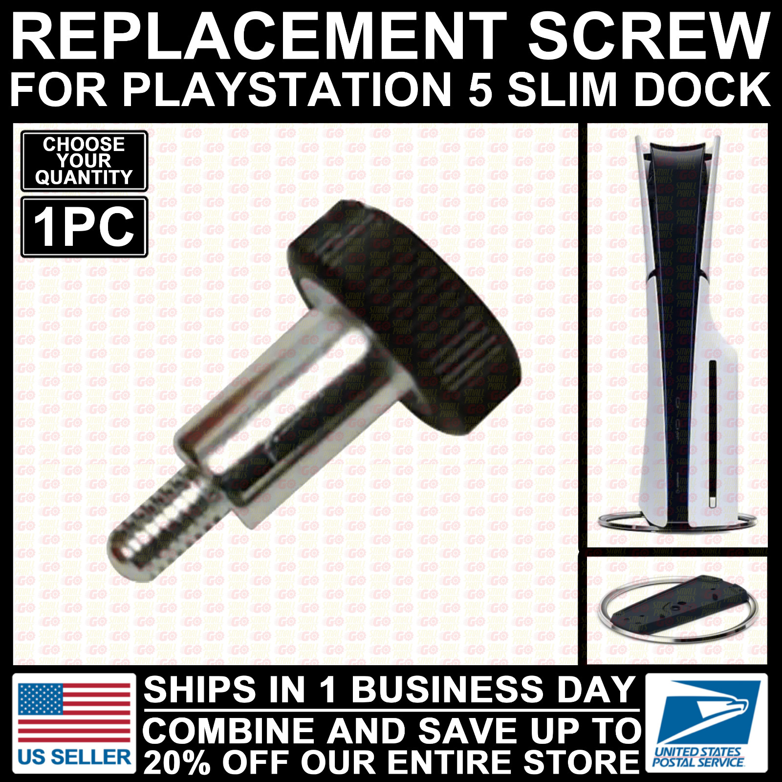 NEW Mount Stand Screw for PlayStation 5 SLIM PS5 Base Replacement Vertical Dock
