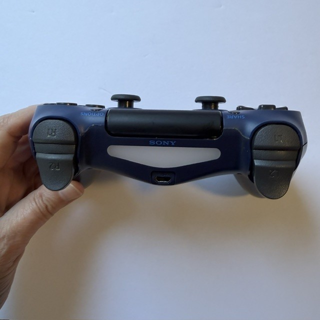 Sony PS4 DualShock4 PlayStation Wireless Controller Blue w USB Tested CUH-ZCT2U