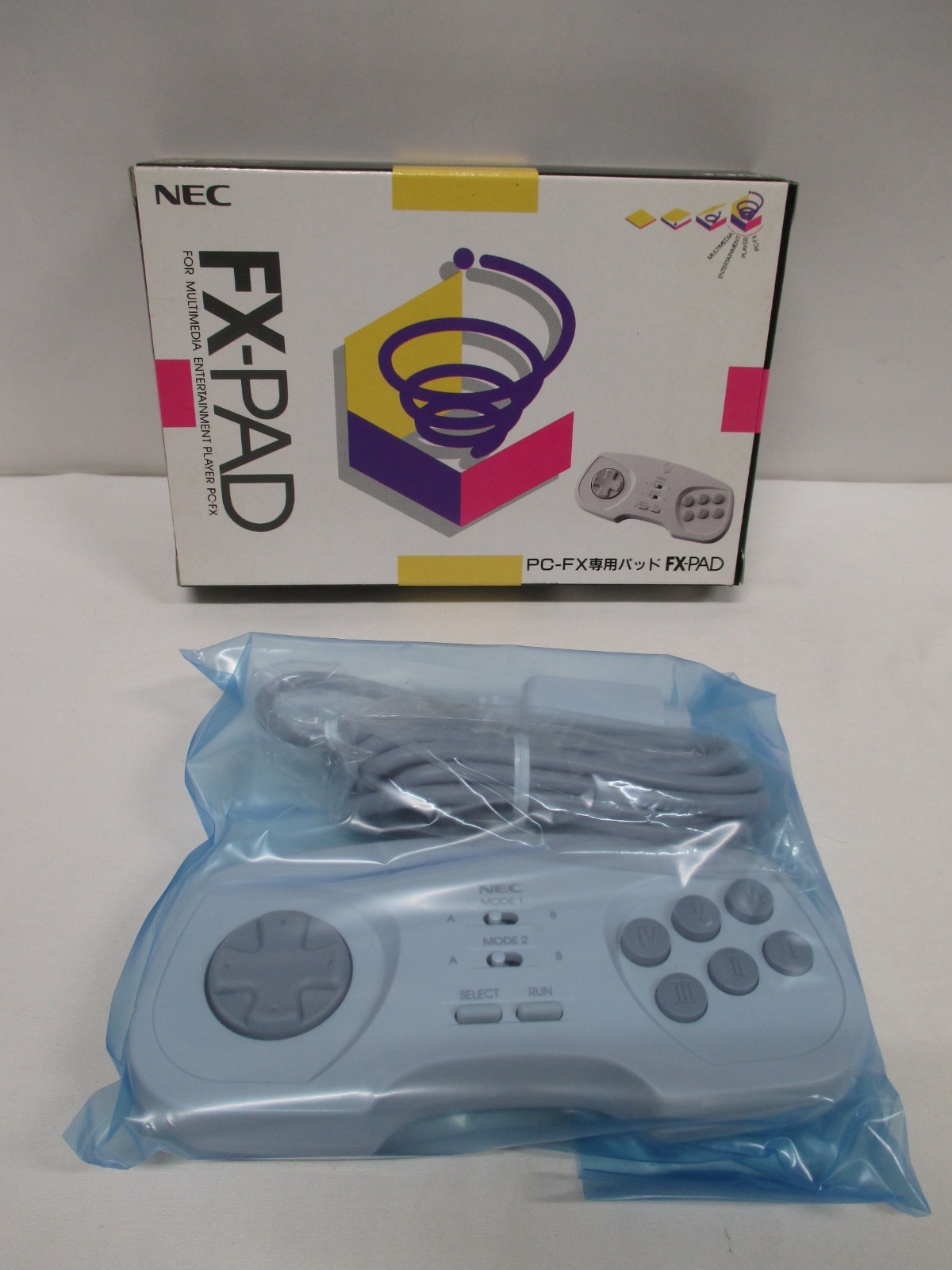 NEC PC-FX — FX-PAD — Boxed. Open box, Unused. JAPAN. GAME. 14731
