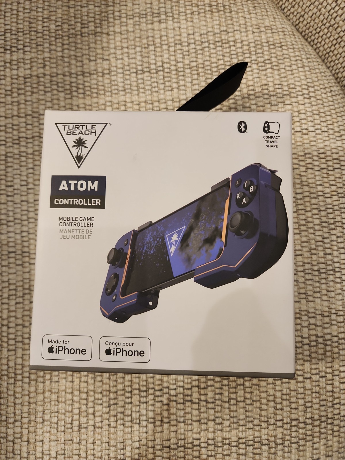 Turtle Beach Atom Mobile Gaming Controller Bluetooth iPhone Cloud – Cobalt Blue