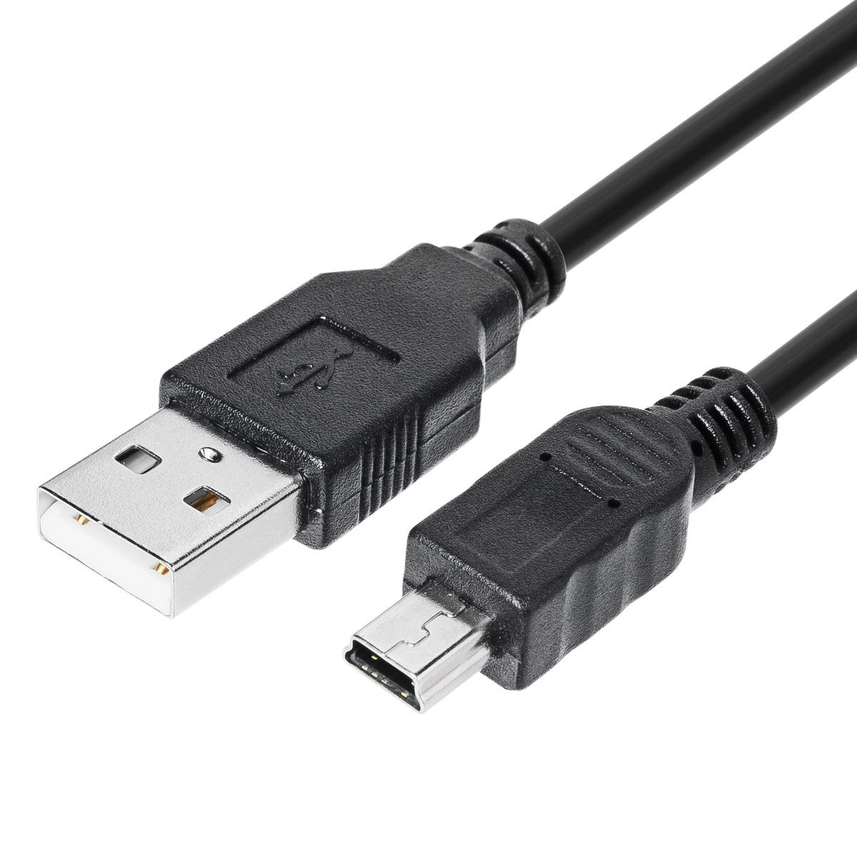 VSEER 2 Pack 10Ft PS3 Controller Charger Cable – Mini USB Data Charging Cord for