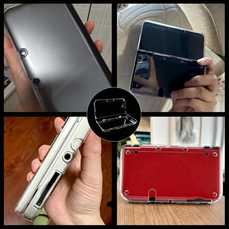 For New 2015 Nintendo 3DS XL/LL Clear Crystal Hard Shell Protective Case Cover