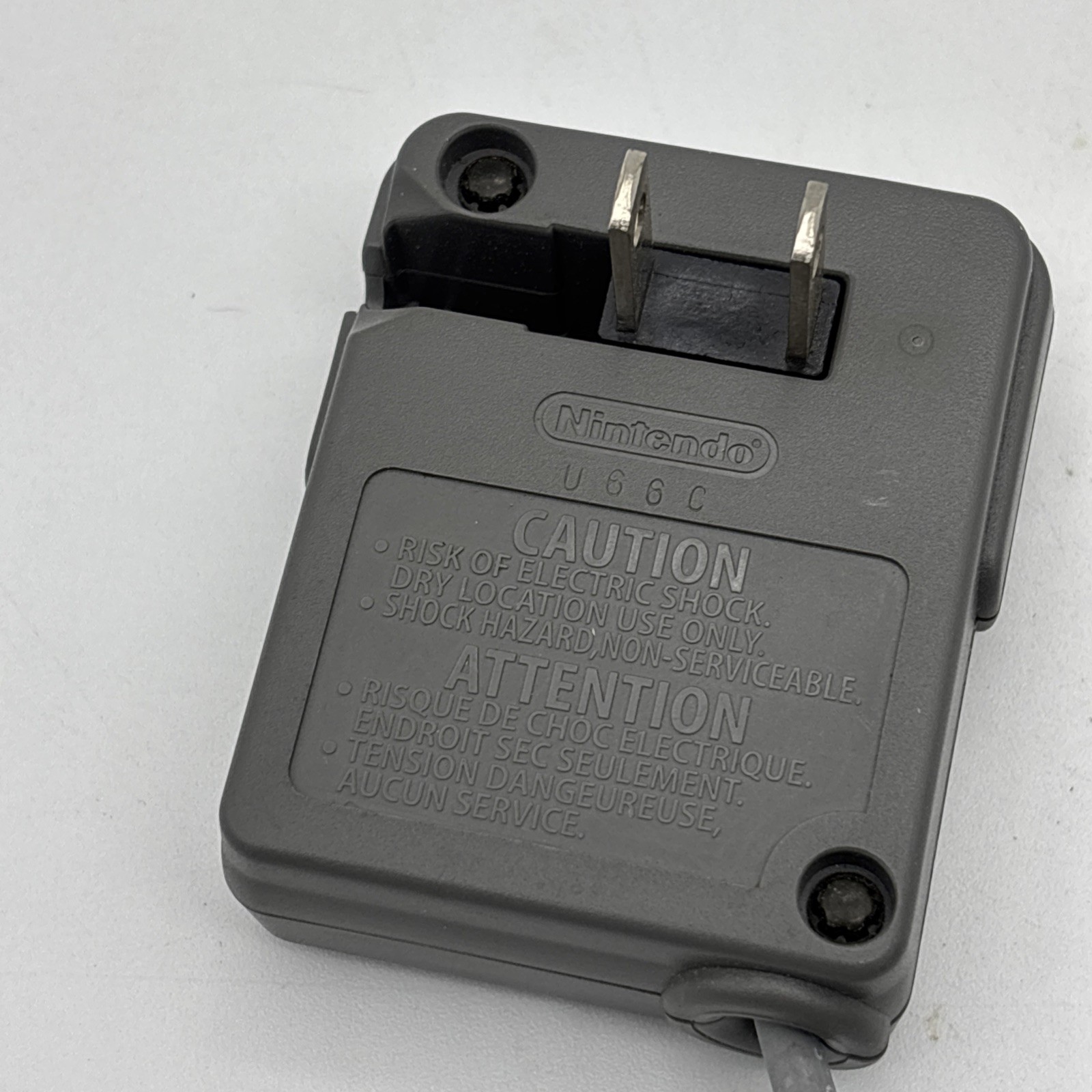 OEM Nintendo AC Power Adapter Plug Set AGB-008 & AGB-009 For Gameboy Advance GBA