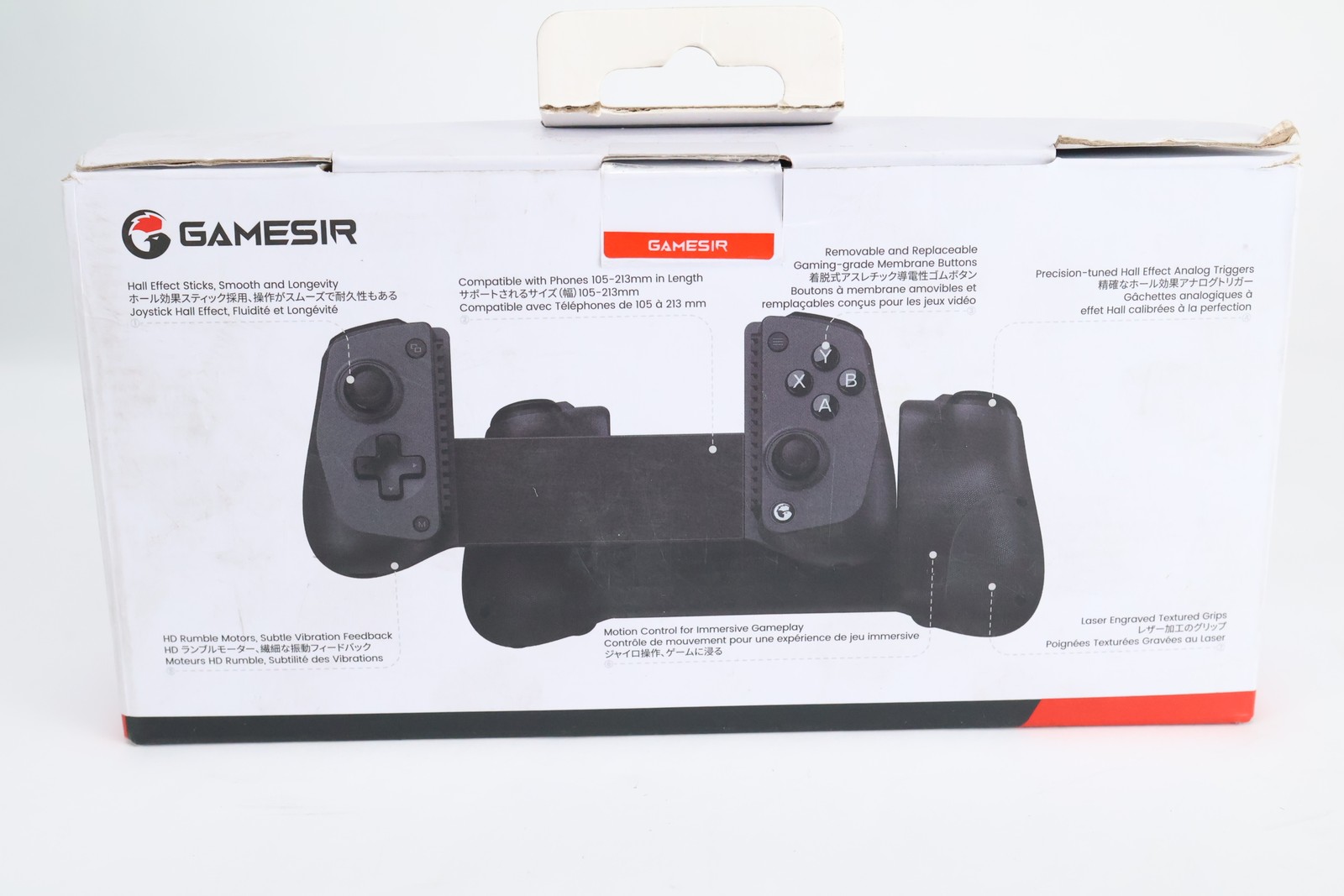 GameSir X5s Wireless Mobile Game Controller Bluetooth USB-C Hall Effect Black