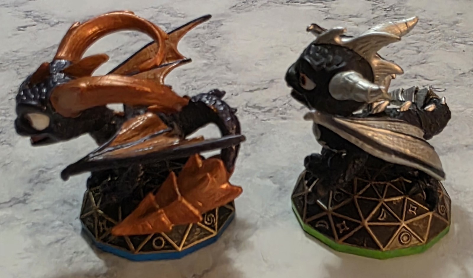 Dark Spyro & Mega Ram Spyro Bundle (Activision Skylanders) Lot of 2