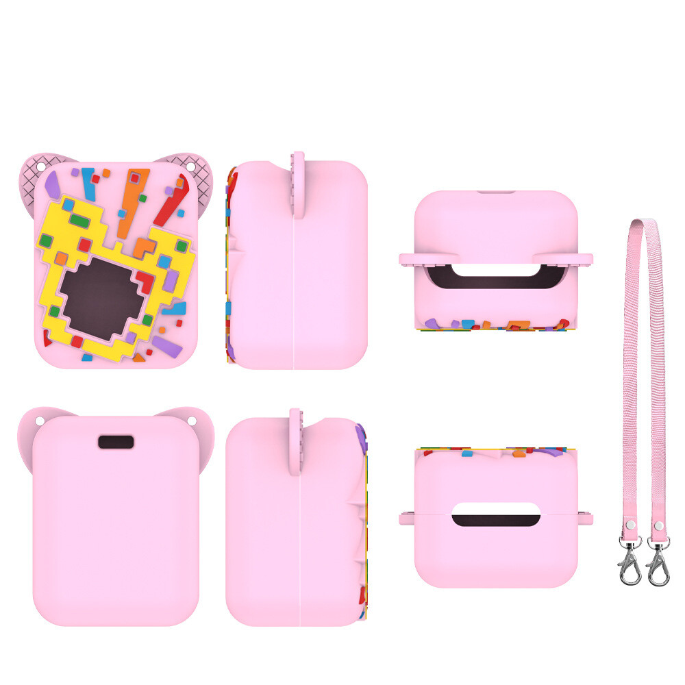 silicone Cover Case Washable Protective Case with Lanyard Protective Skin Sleeve