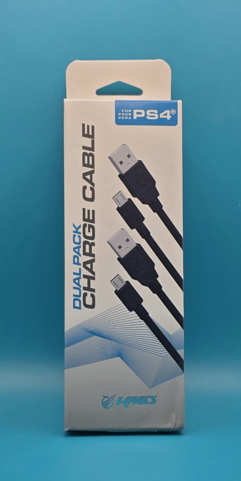 KMD KMD-PS4-3002 Micro USB Charge Cables for Sony PlayStation 4 Controller