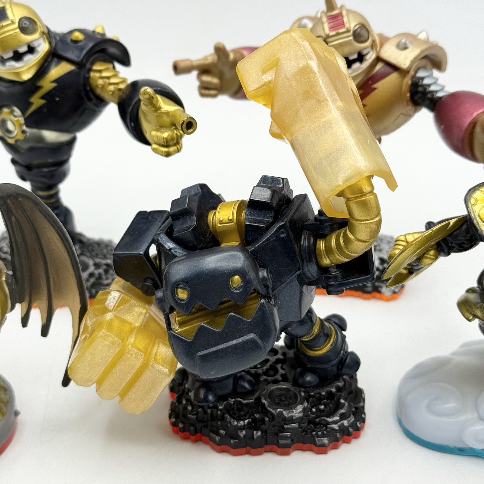 5 Skylanders Lot: Bouncer & Legendary Bouncer, Jawbreaker, Free Ranger, Mirror