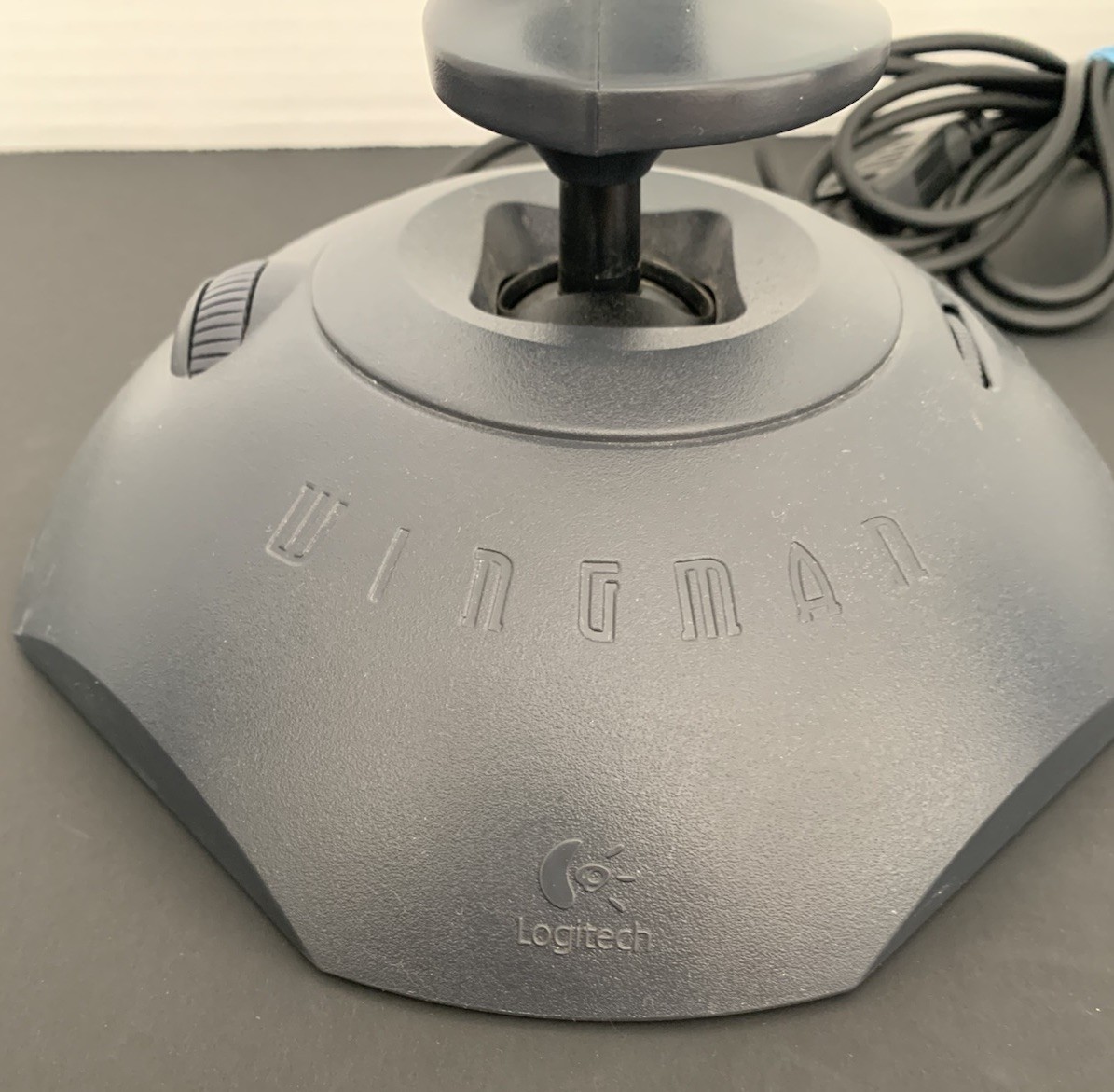 Logitech Wingman Joystick Model 3001 Parallel Port PC FLIGHT STICK Untested VTG
