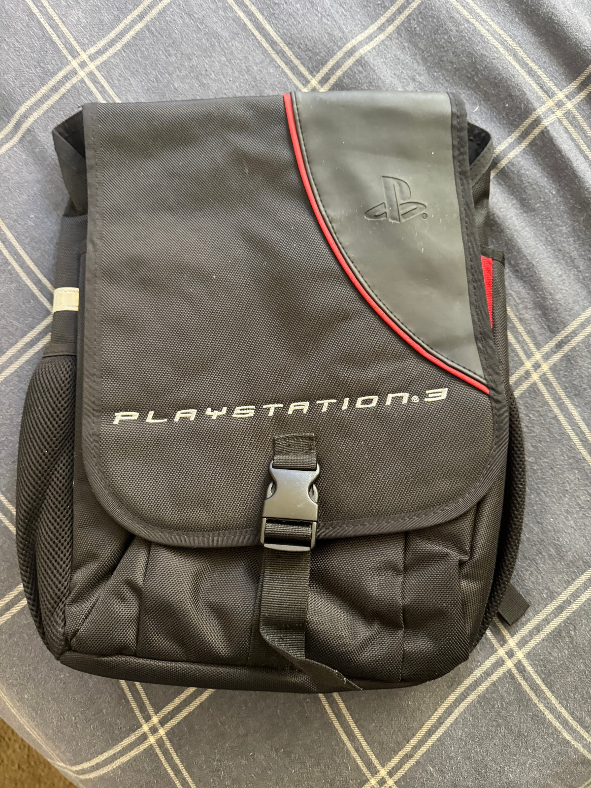 Official Sony PlayStation 3 Backpack PS3 Storage Travel Bag Carrying Soft Case