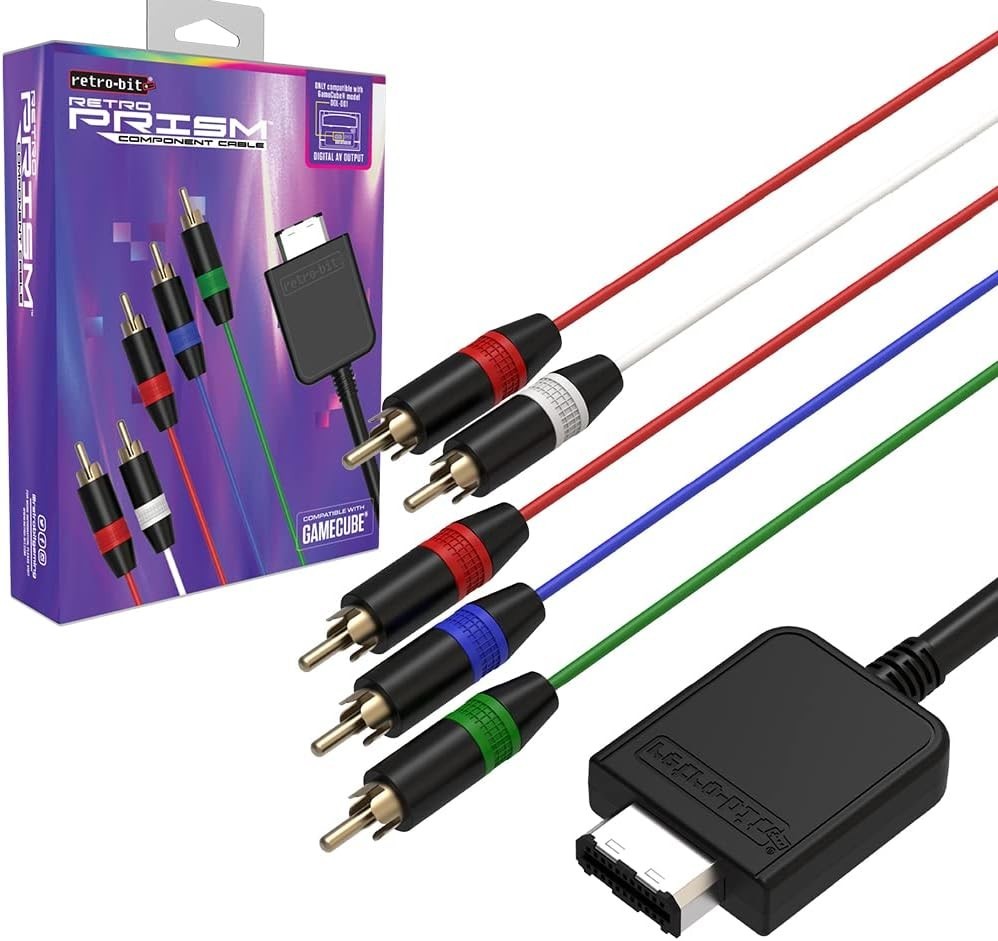 GameCube Component Cable – Crystal Clear Graphics