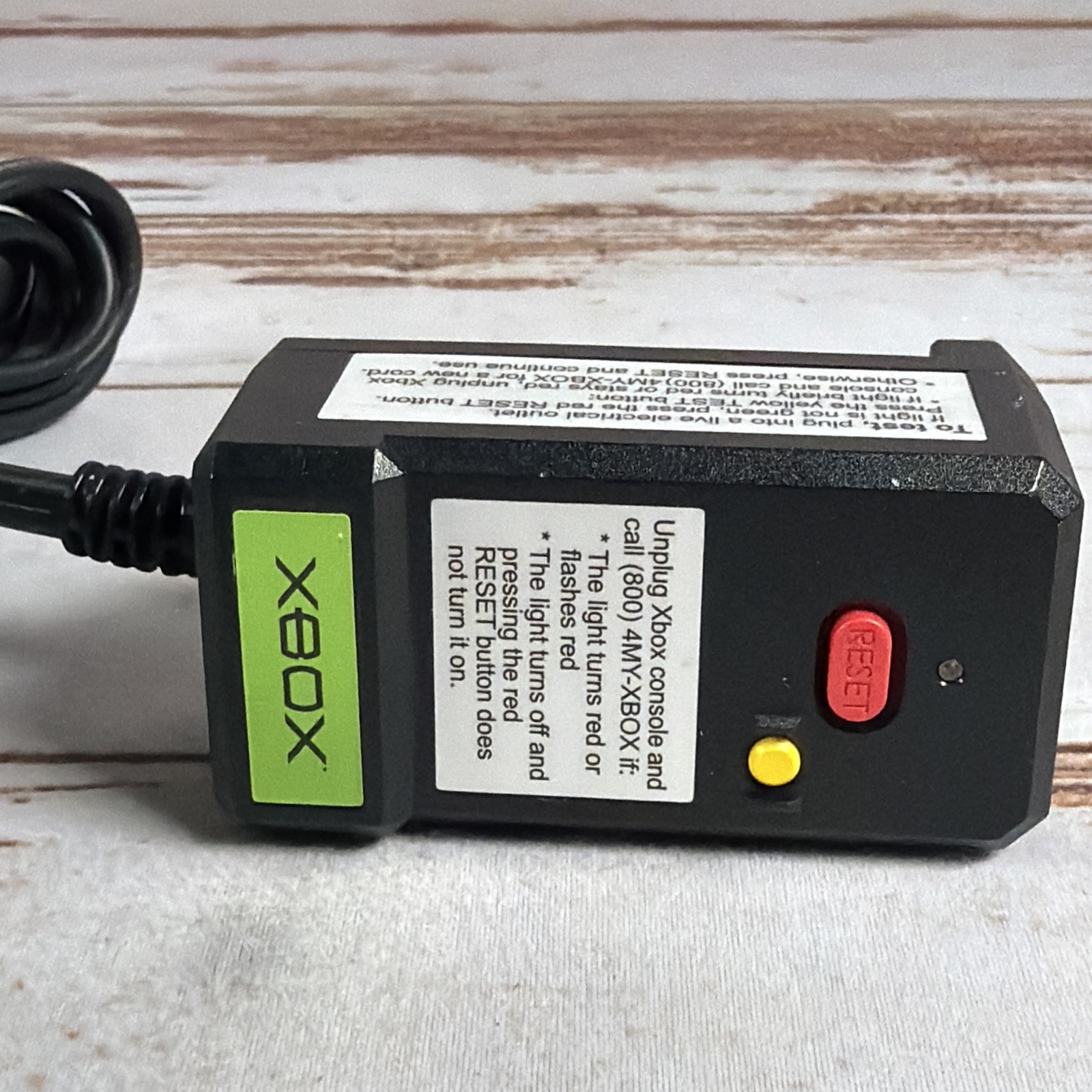 Microsoft Xbox OEM Power Brick AC Adapter AV Cable Kit