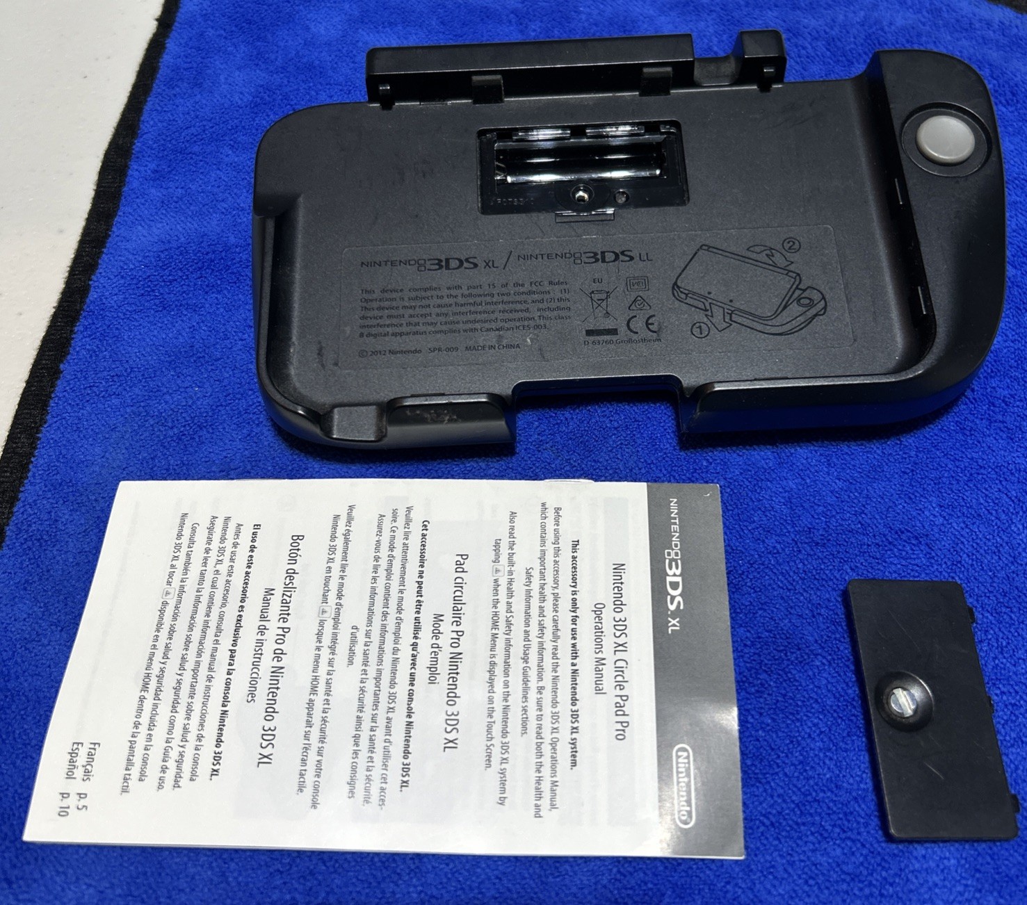 Nintendo Circle Pad Pro (SPR-009) for Nintendo 3DS XL/LL – Tested, Full Function