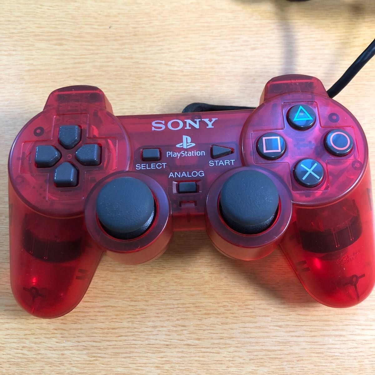 Playstation2 Official Controller Dual Shock2 Crimson Red From JAPAN