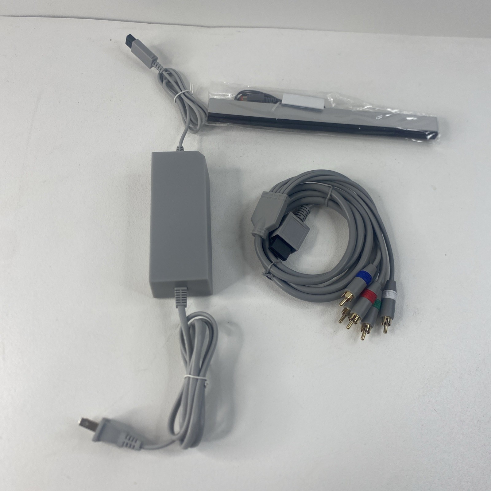 NEW Replacement Power Adapter + AV Cable + Sensor Bar SET for Nintendo Wii Cords