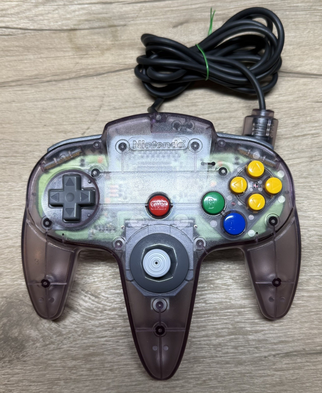 Official Nintendo 64 Controller OEM N64 Color Clear Purple Stick 9/10 Tested