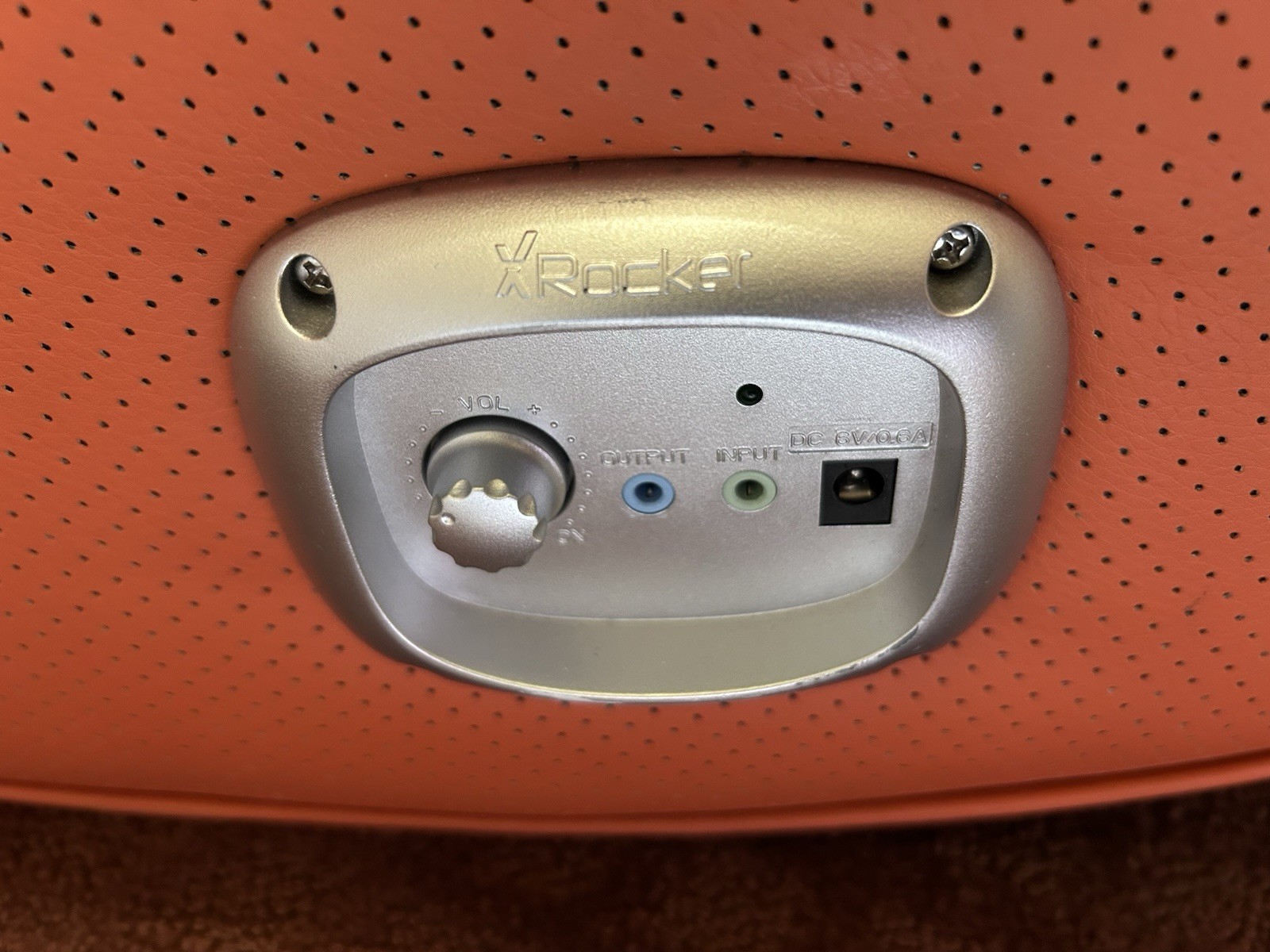 NBA X Rocker Mini Orange Gaming Chair w/ Built-in Speakers