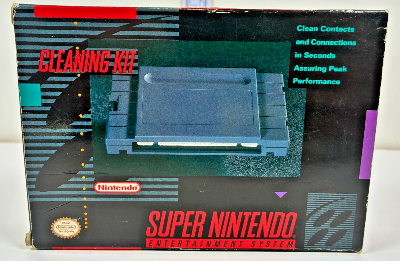 SNES: Cleaning Kit *NO MANUAL & FREE SHIPPING*