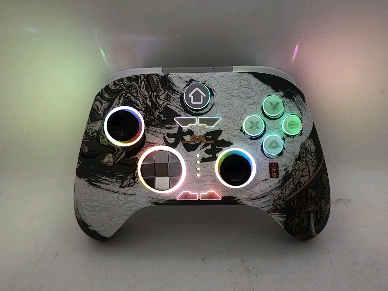 EasySMX X15 Wireless Controller RGB Hall Effect PC Switch Android w/ USB Fob