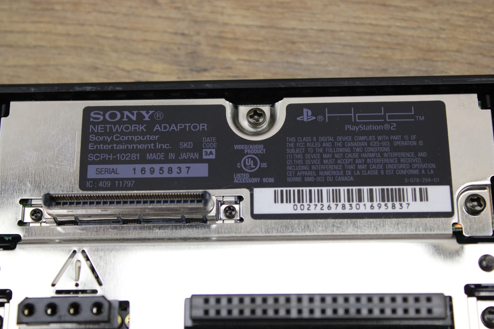 Sony PlayStation 2 PS2 Network HDD Adapter SCPH-10281 OEM – Tested NICE!!