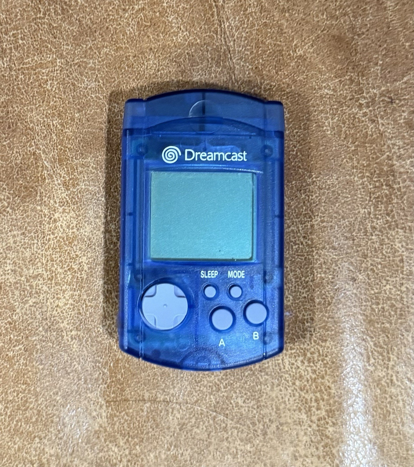 Dreamcast VMU Visual Memory Unit with LCD Screen, Blue – for Sega Dreamcast