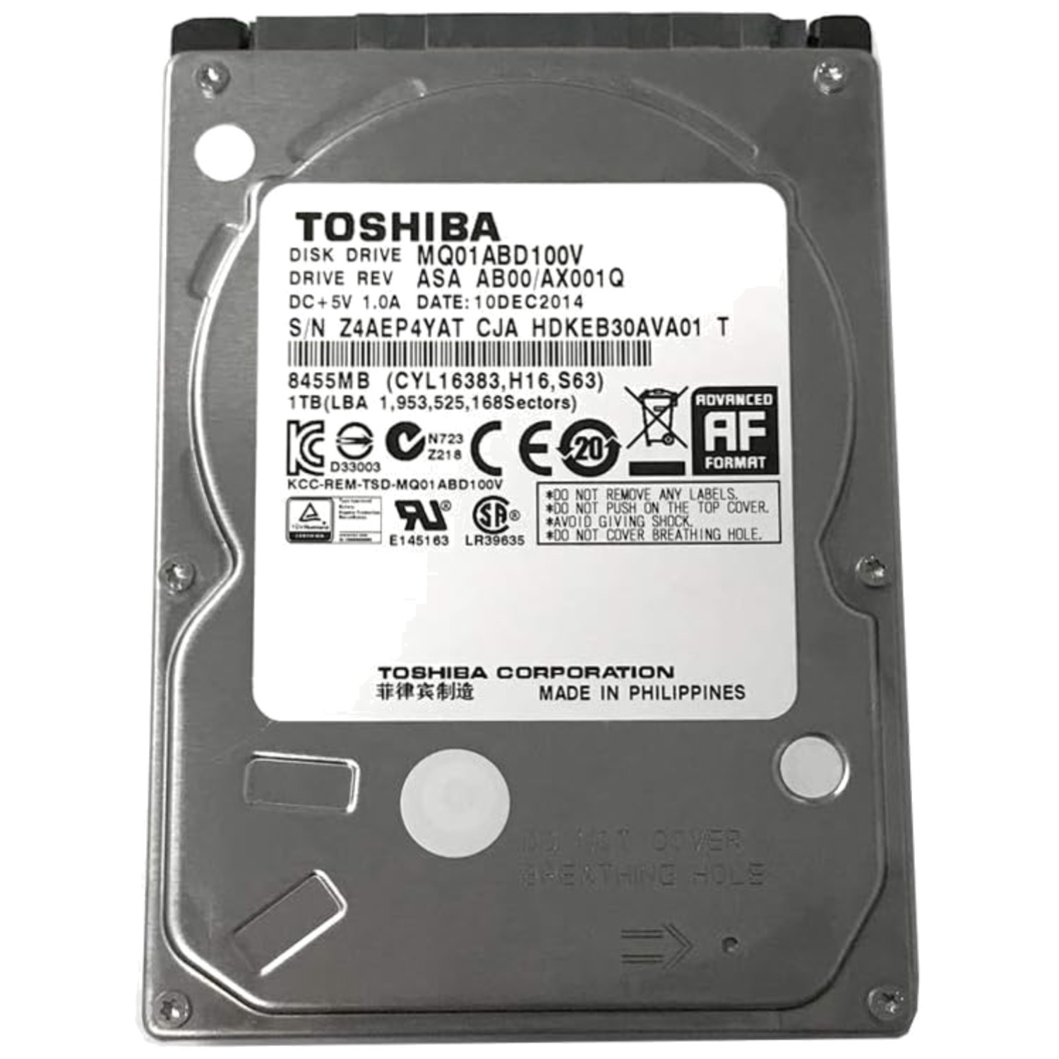 1TB 5400RPM PS3/PS4 Hard Drive – SATA 3.0Gb/s Upgrade