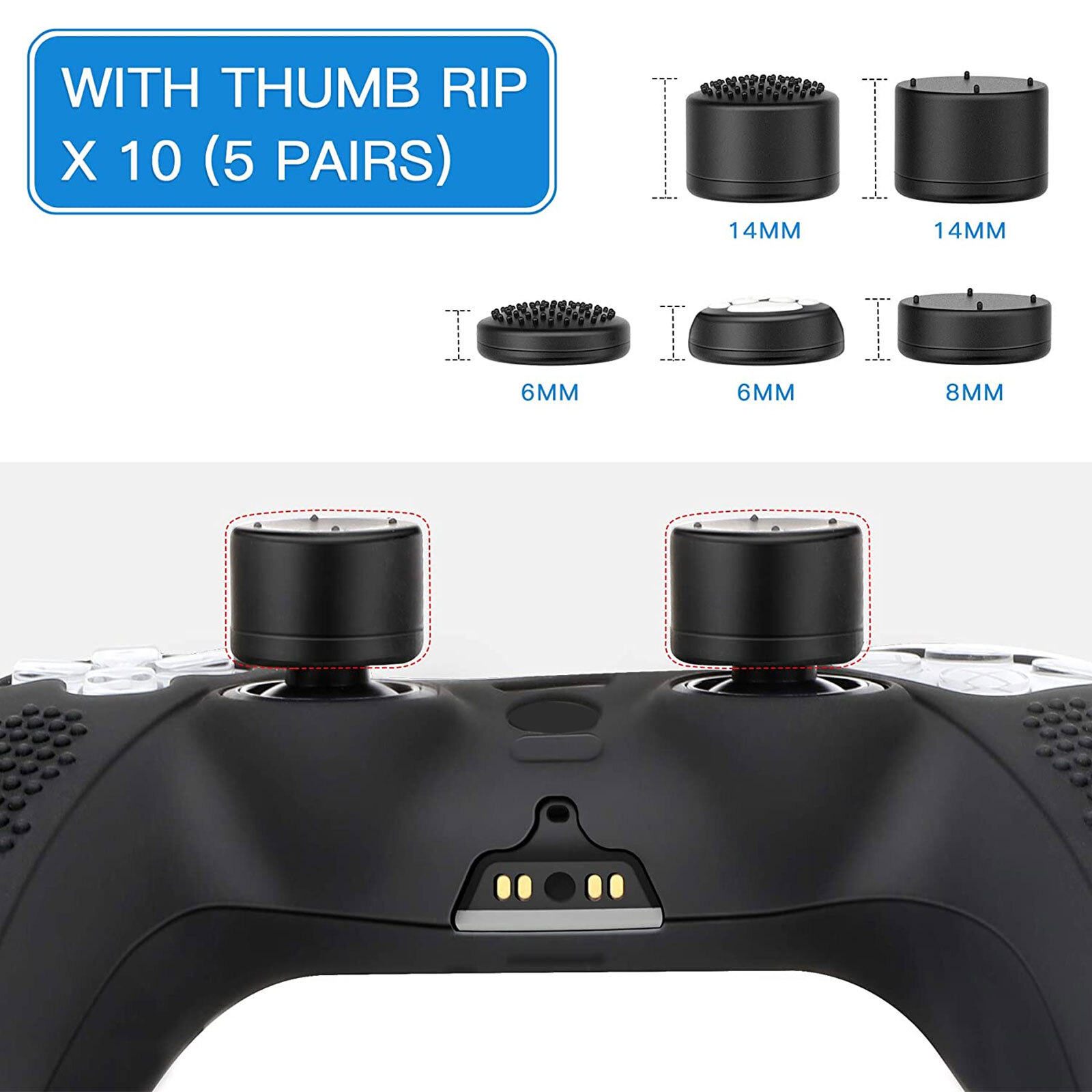 360° Gaming Headphone Hanger Display Stand Holder Hook Under Desk Headset Mount