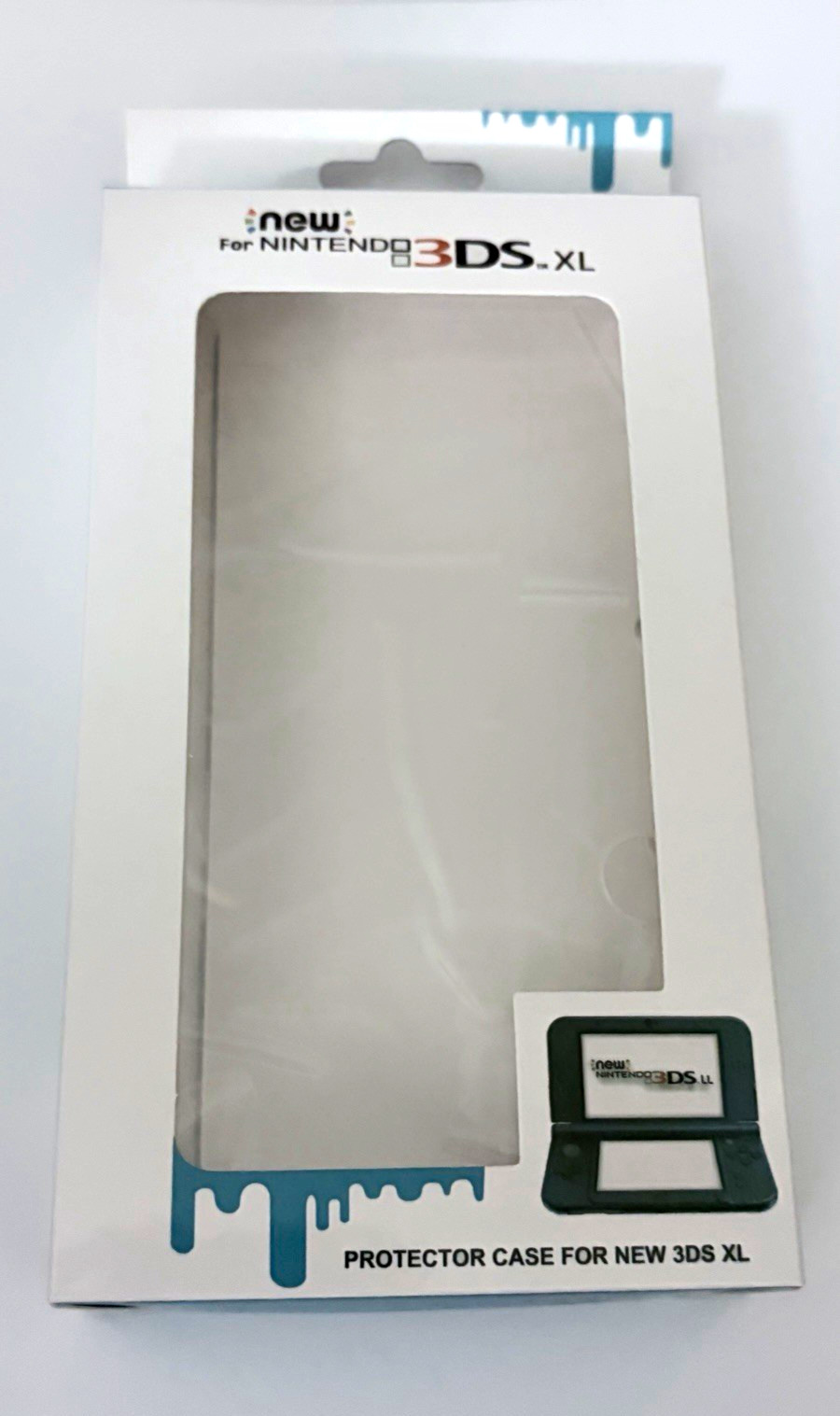Clear Plastic Protective Shell/Skin Case for Nintendo 3DS XL Console, Washable
