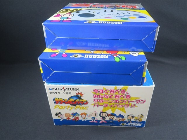 Sega Saturn bomberman party pac joycard sbom multi tap controller Japan SS game