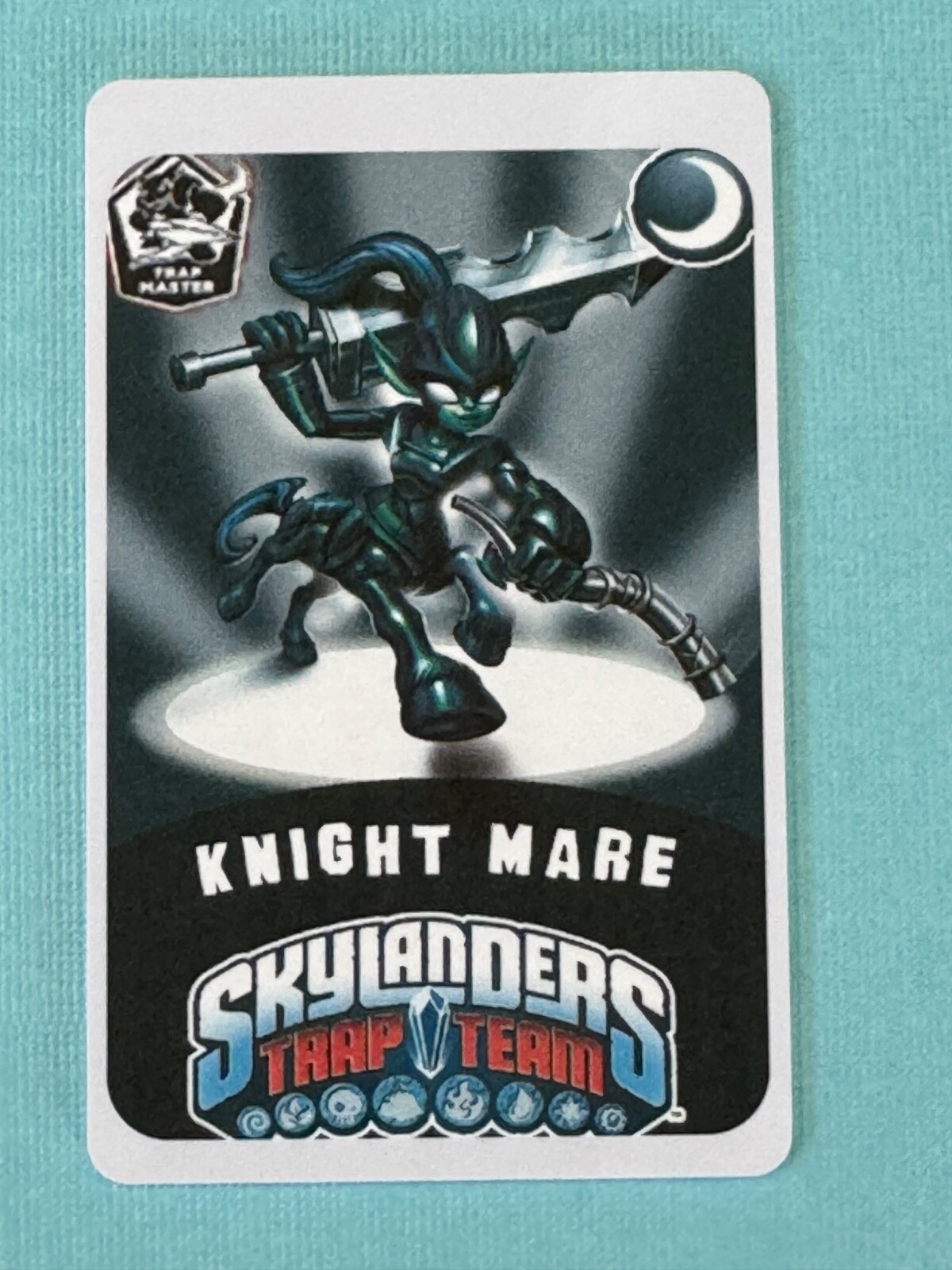 Skylanders Trap Team Master Knight Mare NFC Card