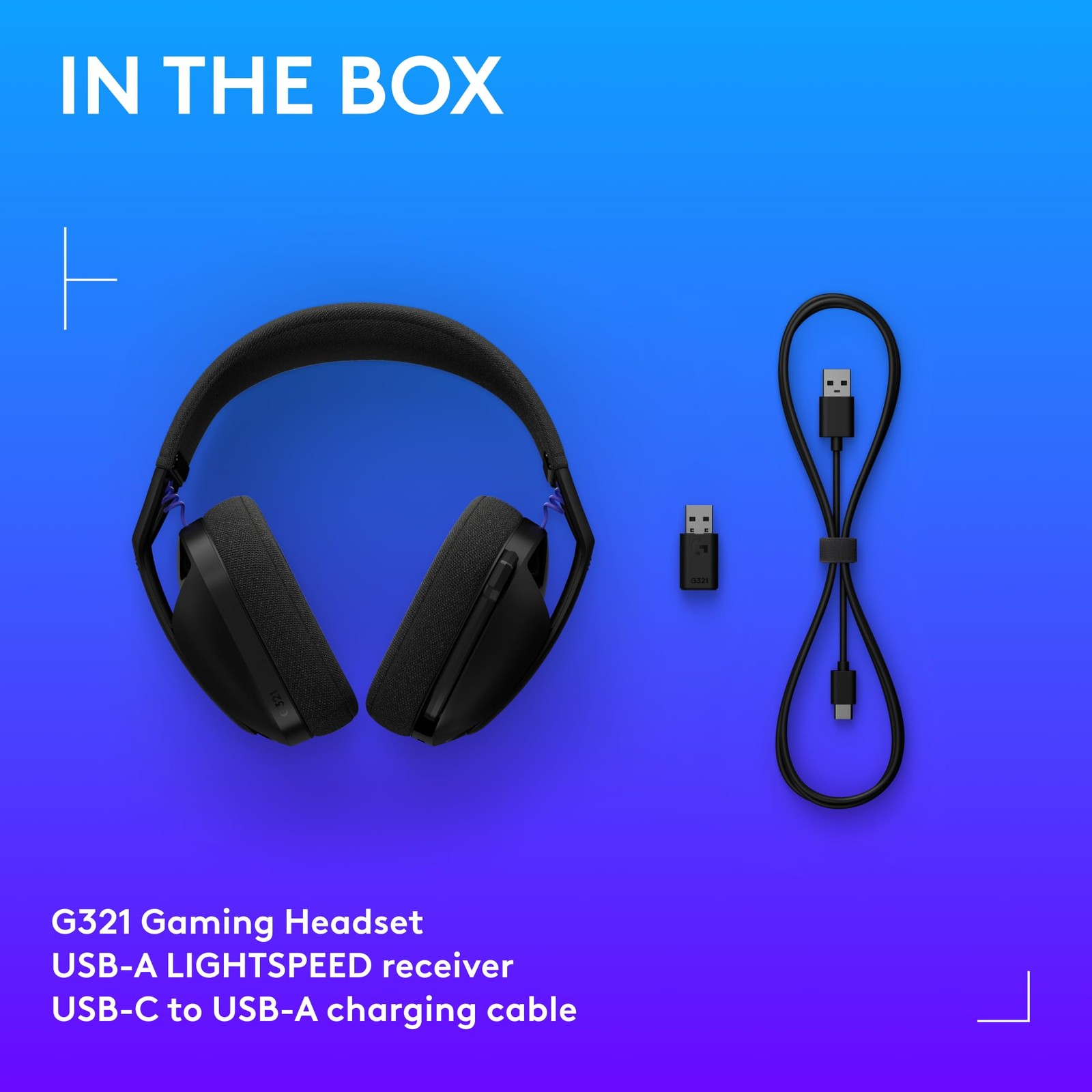 HEADSET PC-G321 LIGHTSPEED-BLACK-2.4GHZ/BT-N/A-AMR-403
