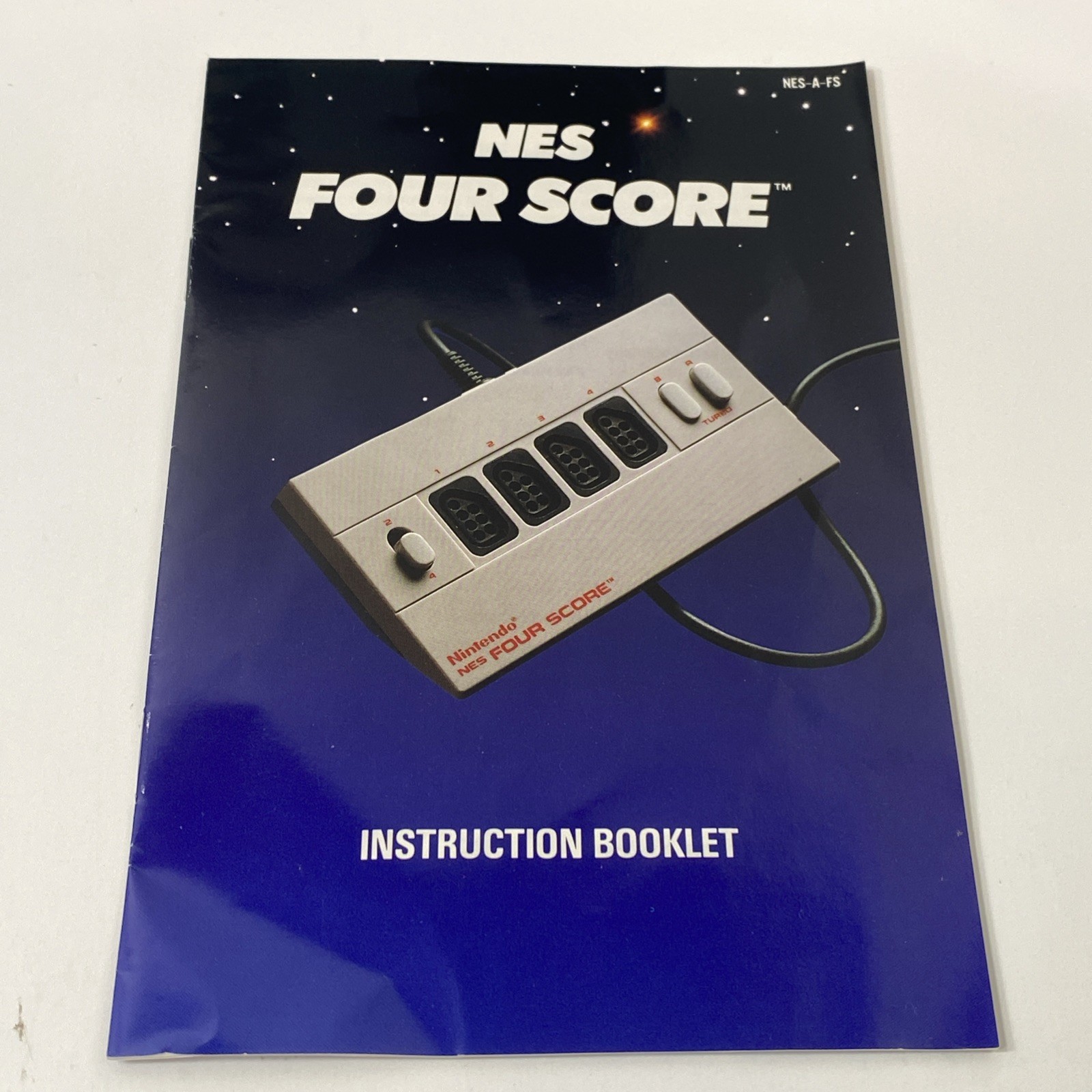 Four Score NES 4 Player Module Controller Accessory NES-034A 1990 Tested +Box