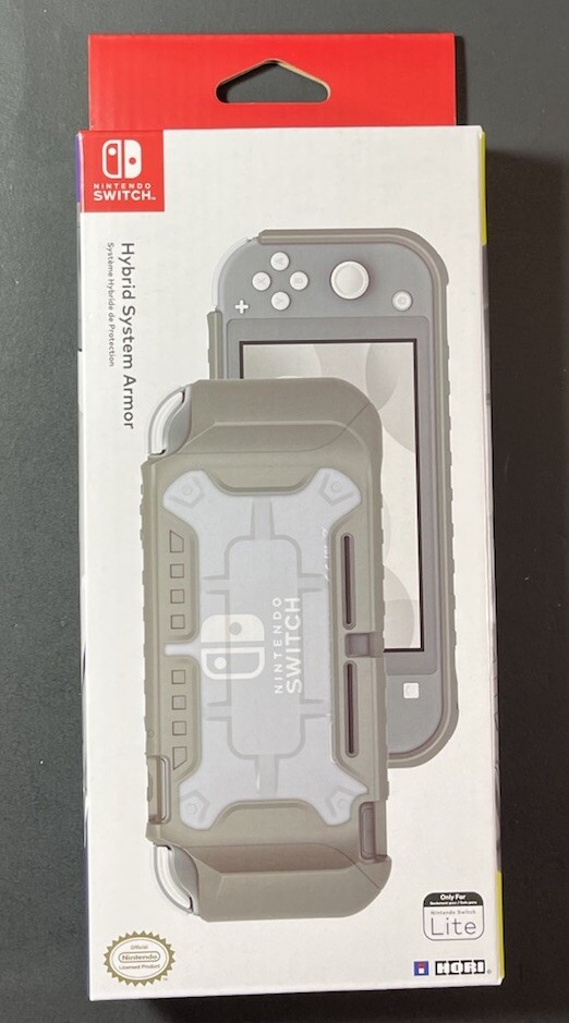 Official Hybrid System Armor for Nintendo Switch Lite [ Clear Gray ] NEW