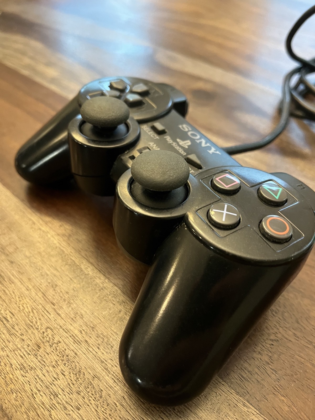 Sony PlayStation 2 Dual Shock Wired Analog Controller – Black