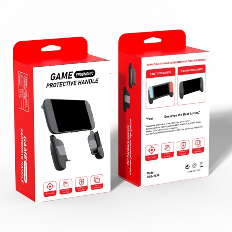 Handheld Console Grip for Portable Gaming at Home or Travel