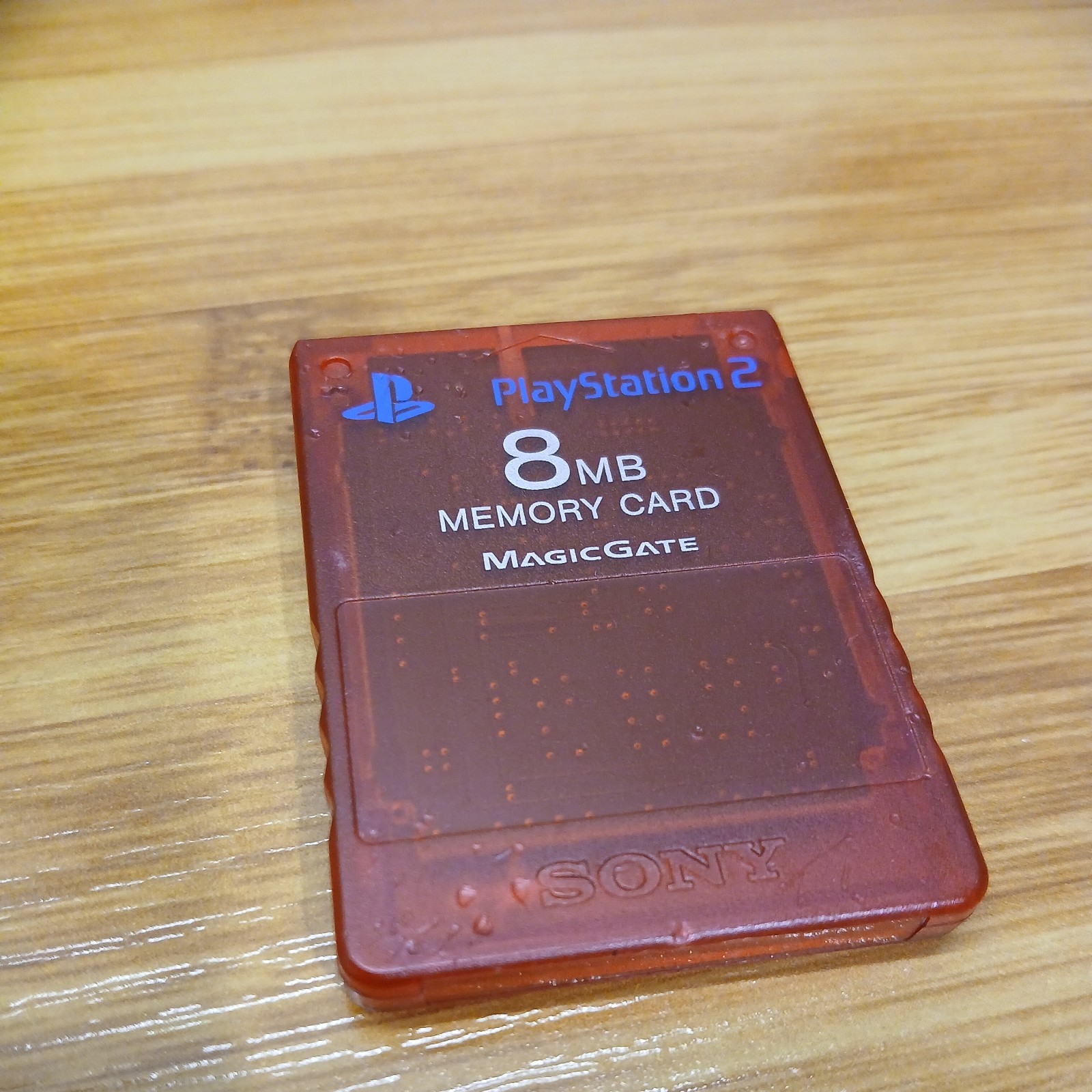Official OEM Sony Playstation 2 PS2 8MB MagicGate Red Memory Card SCPH-10020