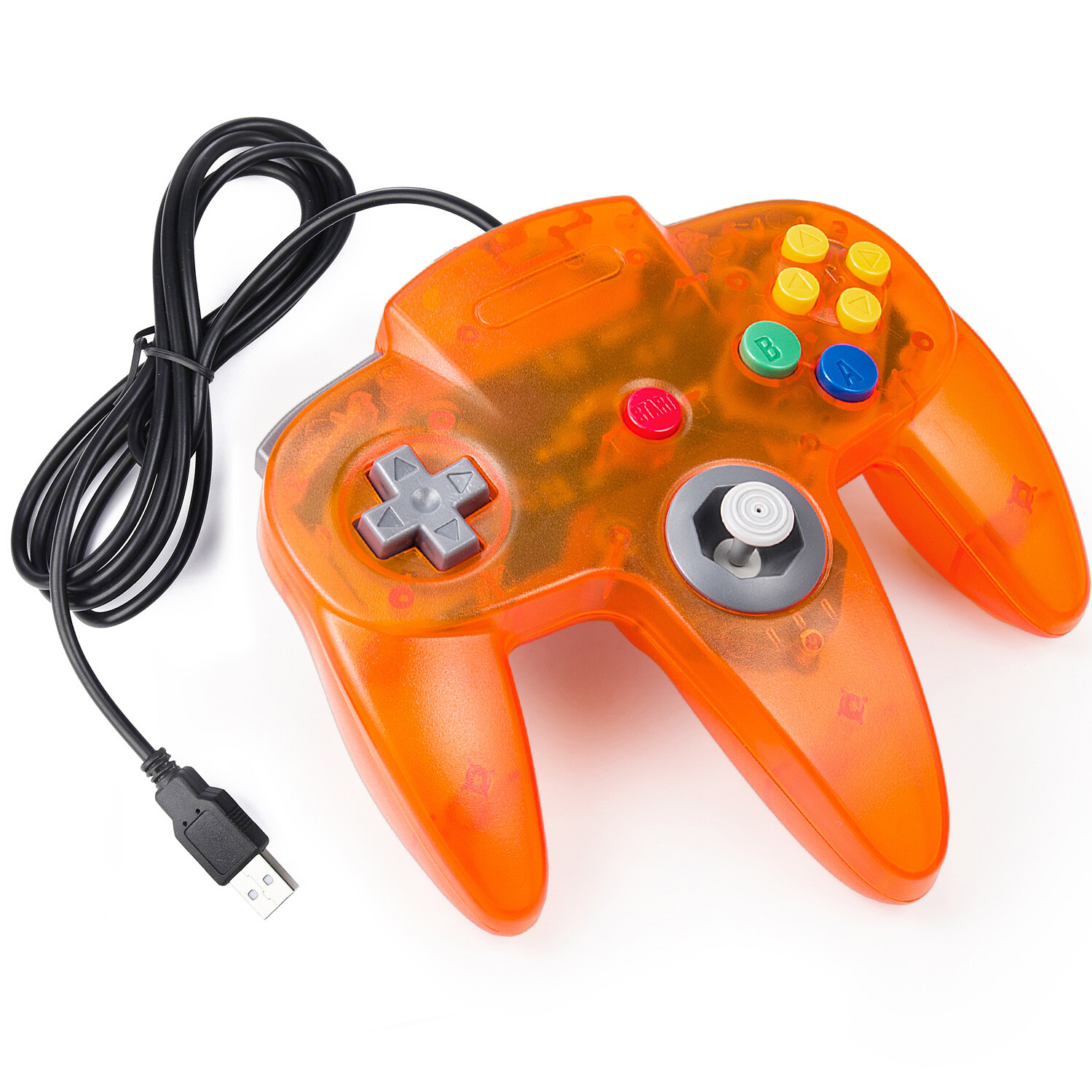 For Nintendo 64 N64 USB Wired Controller Joystick Joypad For PC / MAC / Retropie