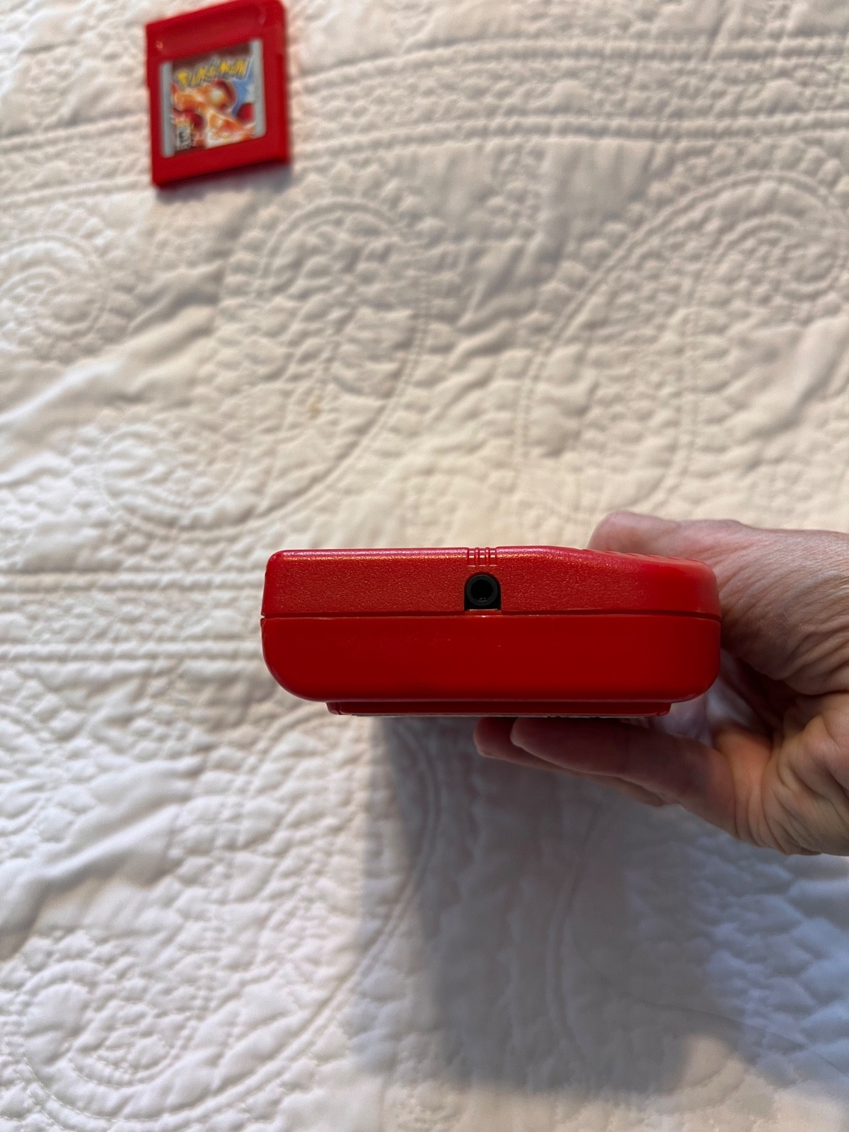 RED Gameboy Original DMG-01 Console Tested and Working Good