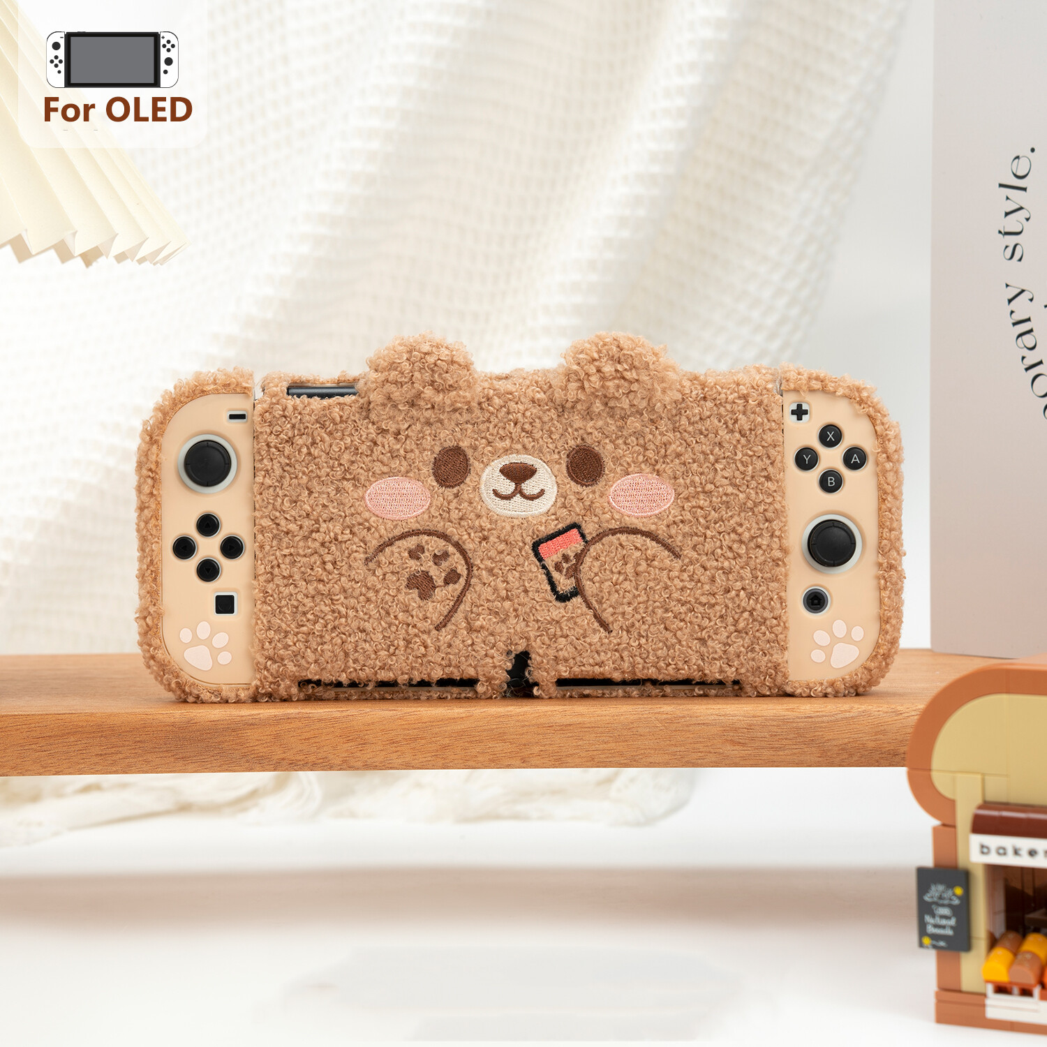 GeekShare Protective Case for Nintendo Switch / Switch OLED Plush HardShell Skin