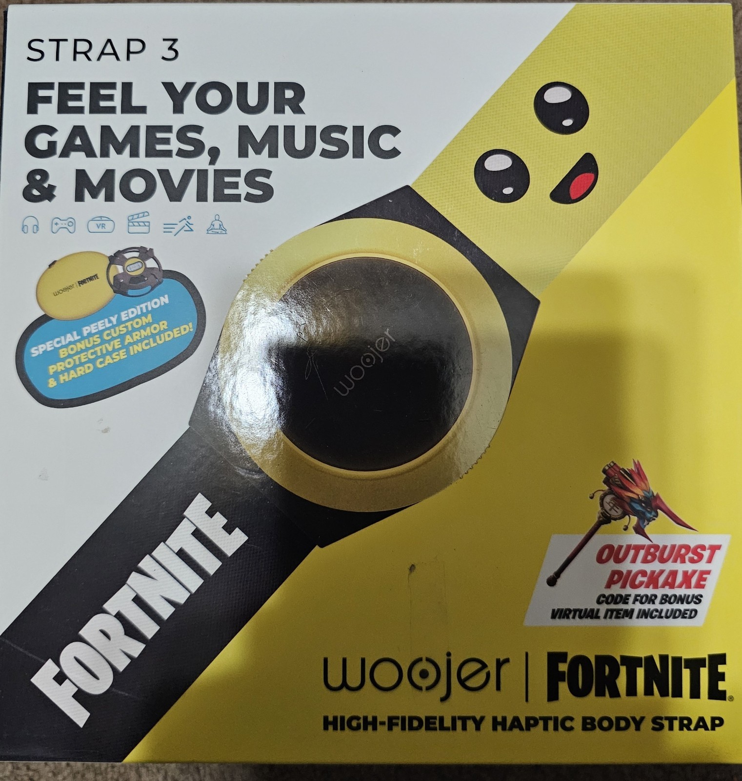 Woojer High-Fidelity Haptic Body Strap for Fortnite Peely Special Edition